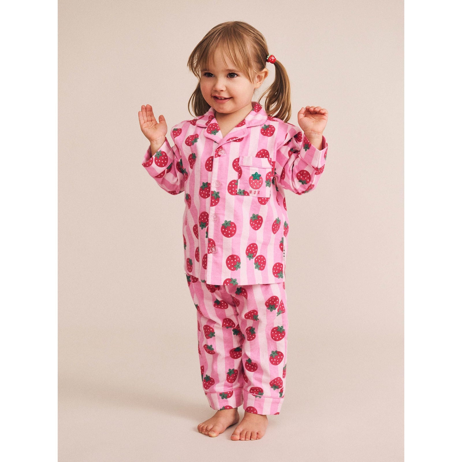 Strawberry Fields Forever Stripe Flannel Pj