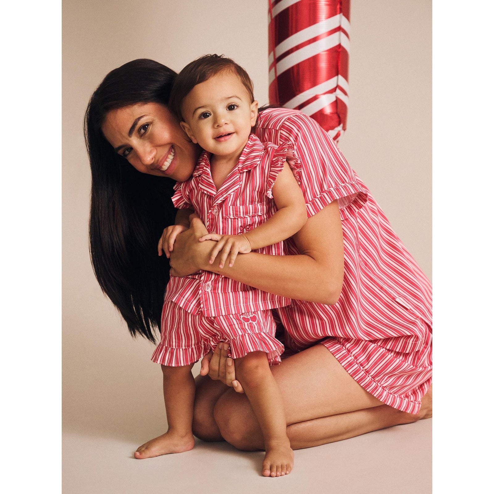 Tis The Season Frill PJs Candy Cane