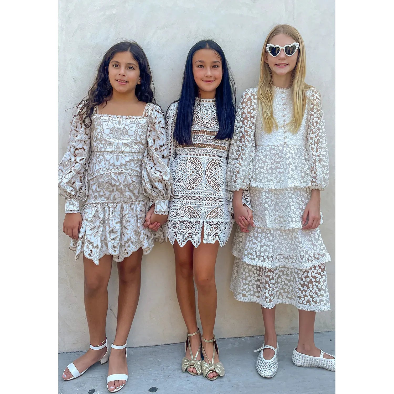 Mania Lace Dress - Ivory