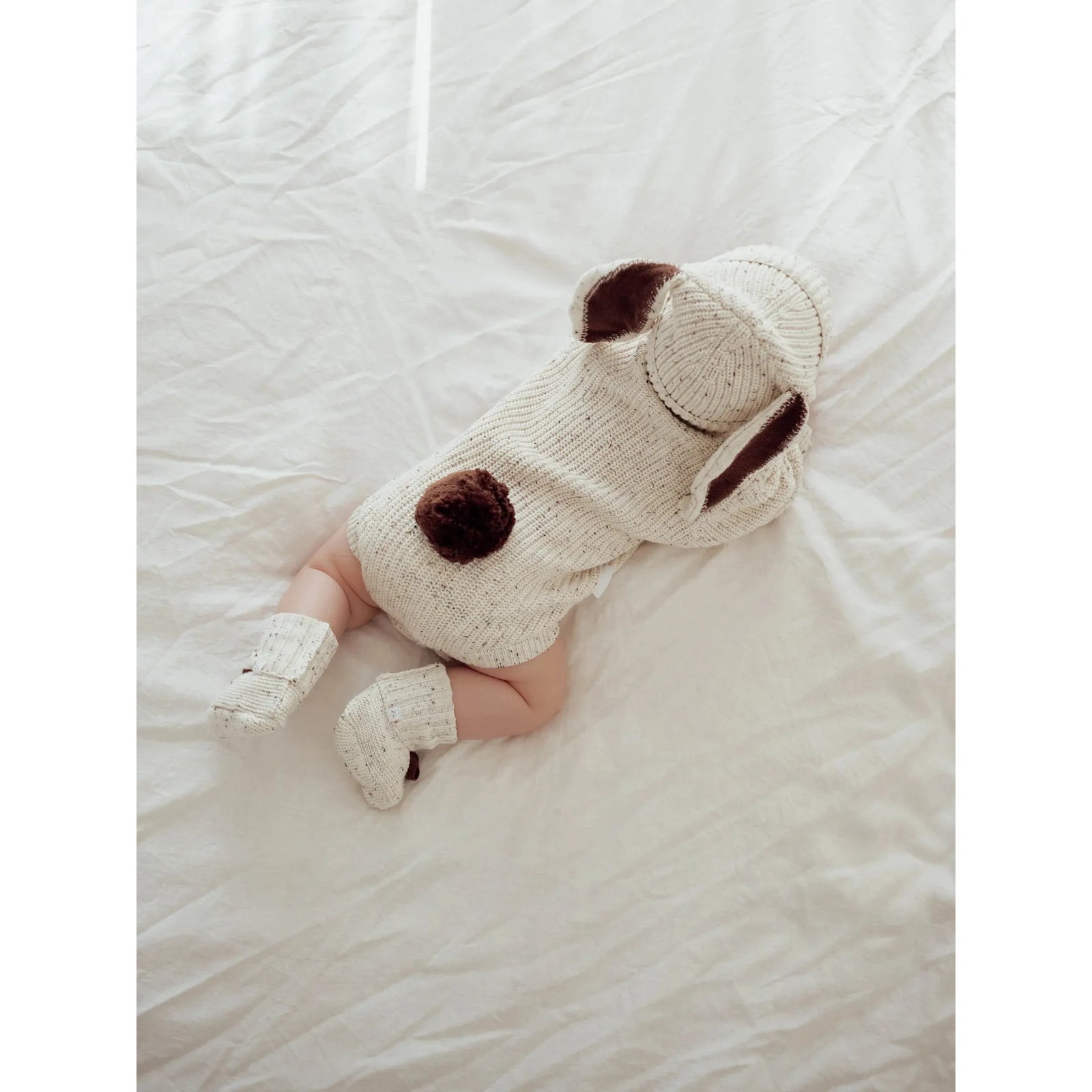 Bubble Romper - Easter Cocoa Fleck