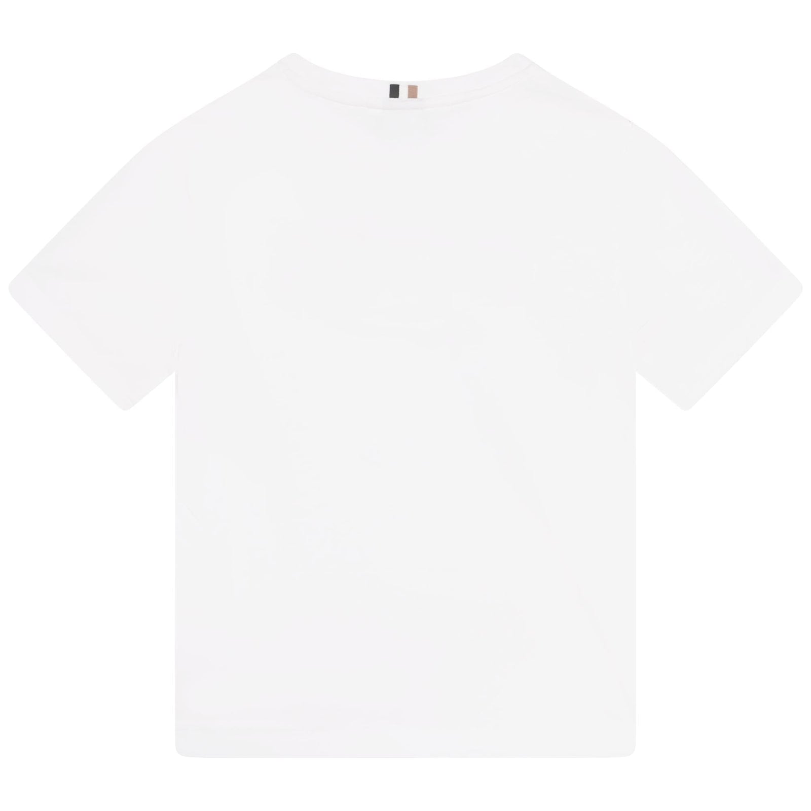 Print Short Sleeves Tee-Shirt - White