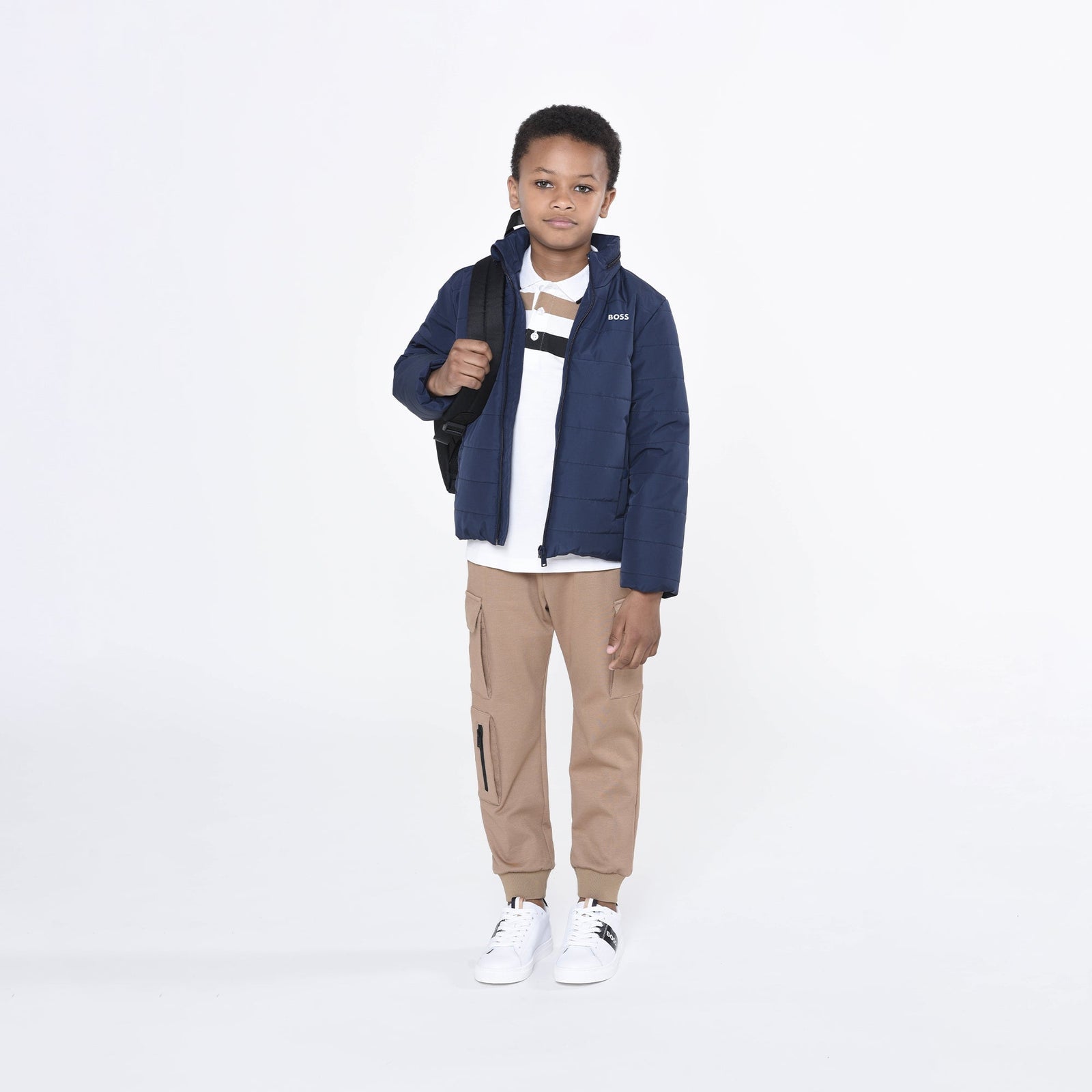 Cotton Pique Polo Shirt - White