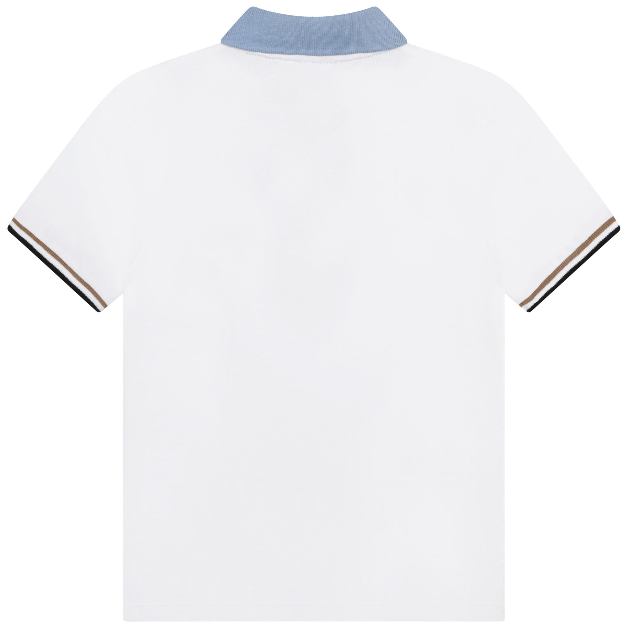 Cotton-Rich Pique Polo Shirt - White