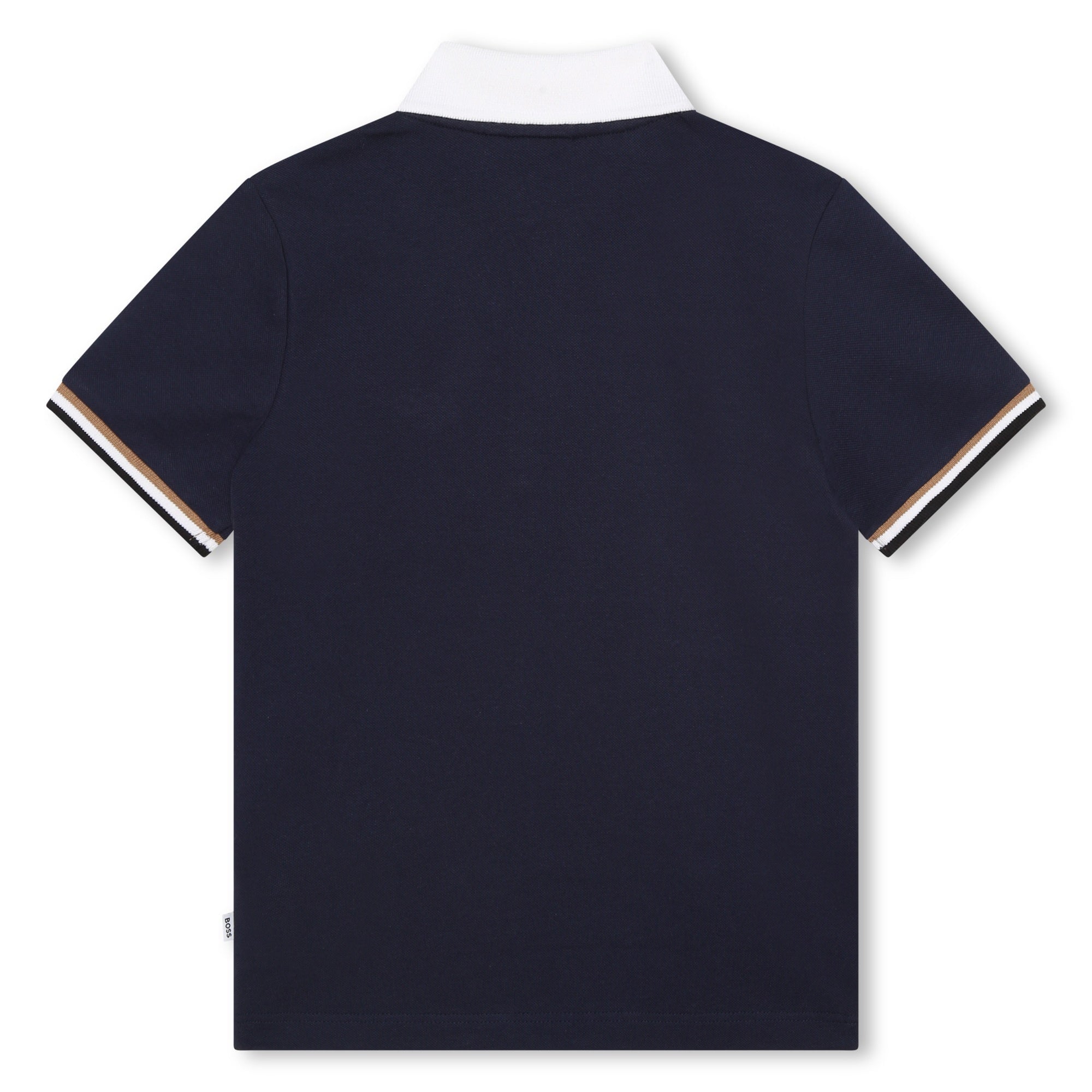 Cotton-Rich Pique Polo Shirt - Navy
