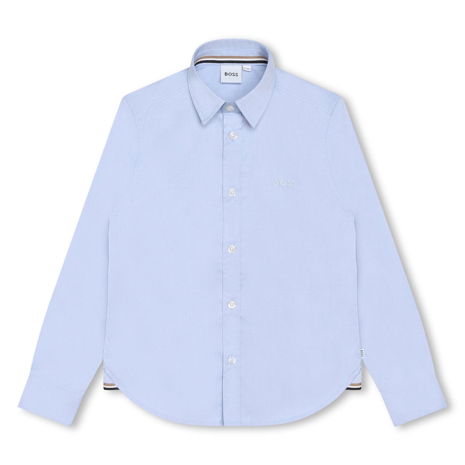 Plain Long Sleeved Shirt - Pale Blue