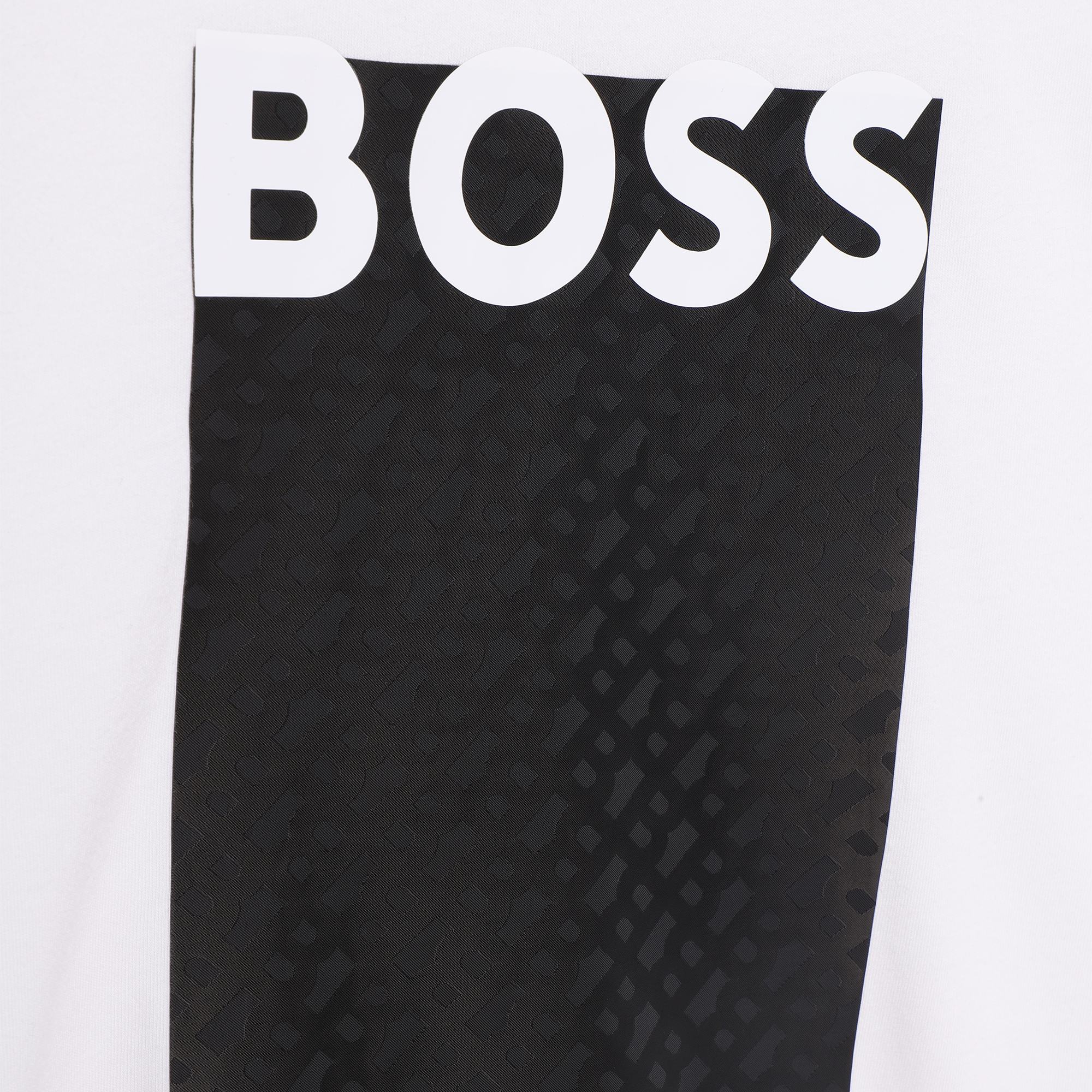BOSS Panel T Shirt -White