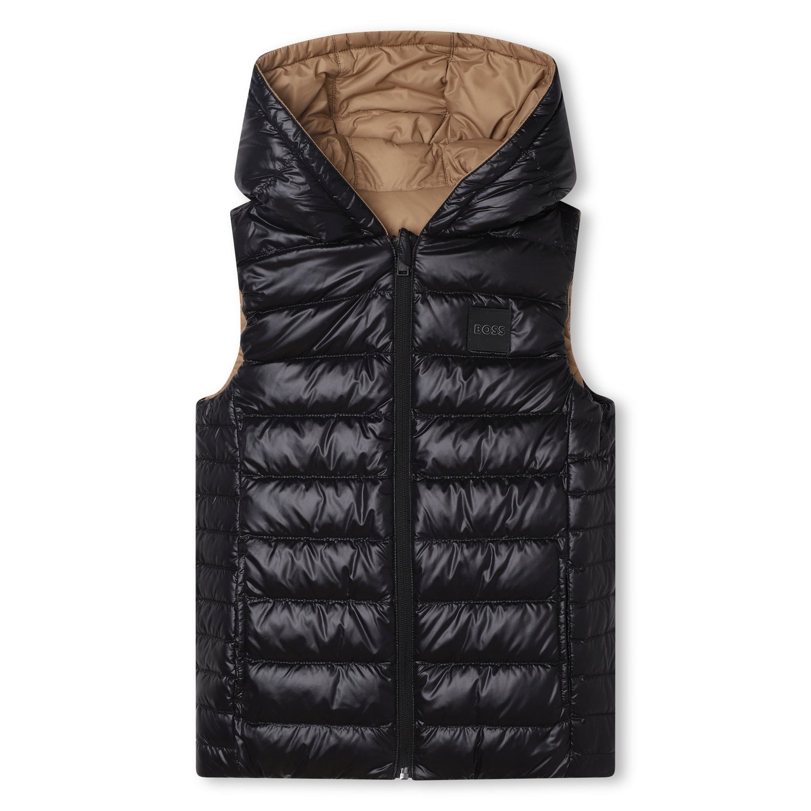 Reversible Puffer Vest - Cookie