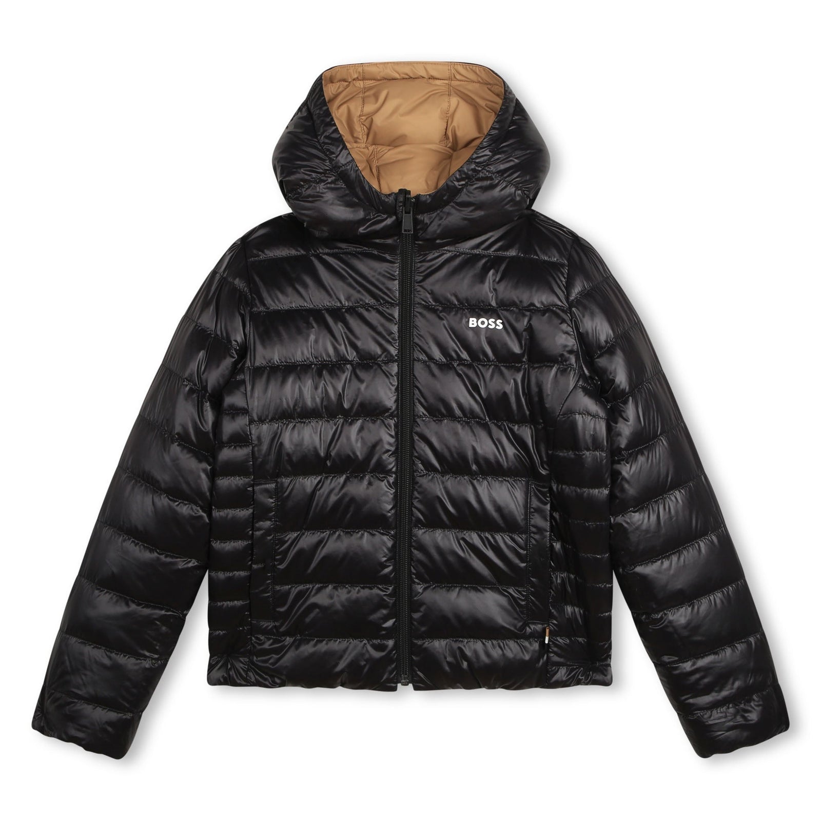 Reversible Puffer Vest - Black