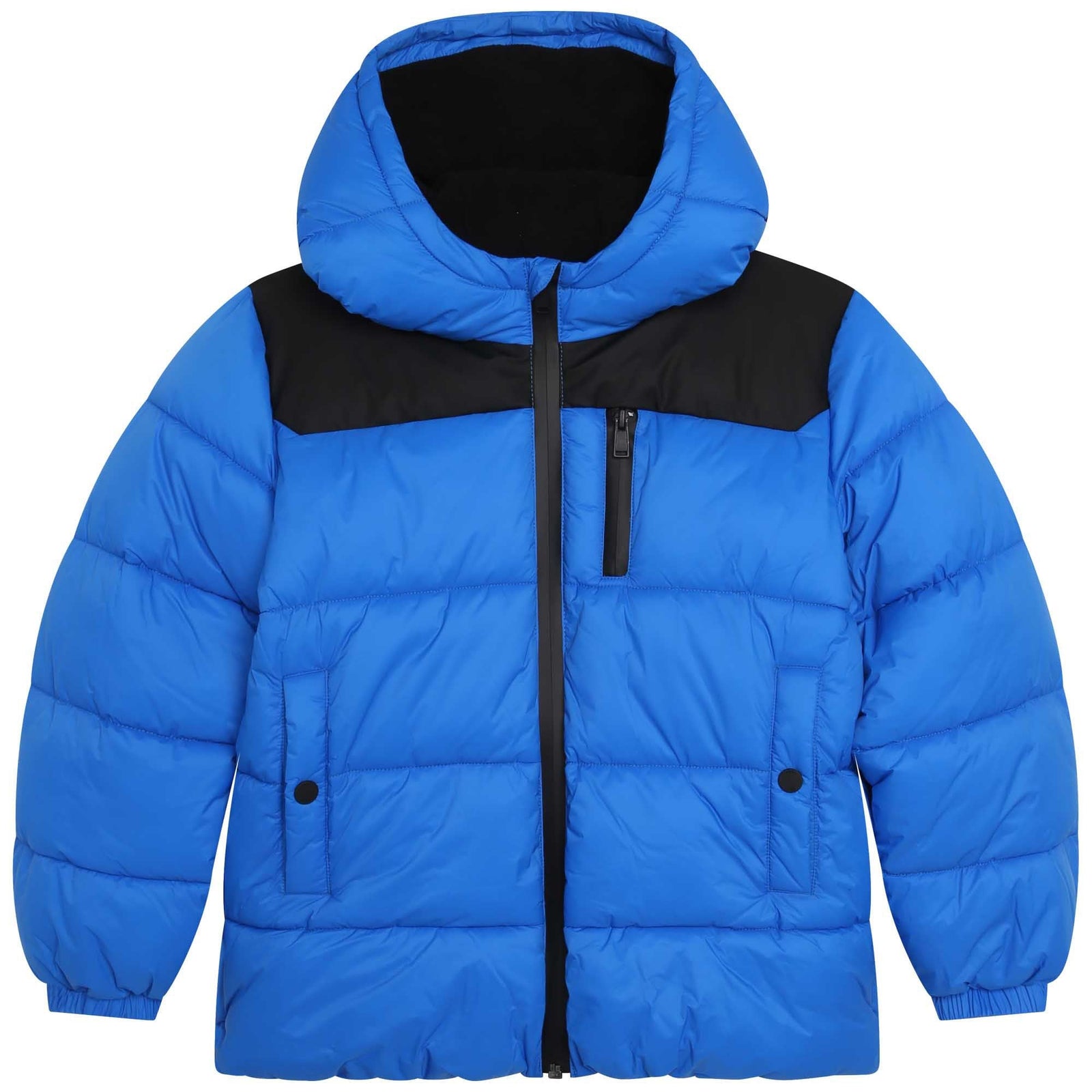 Two-Tone Hooded Parka