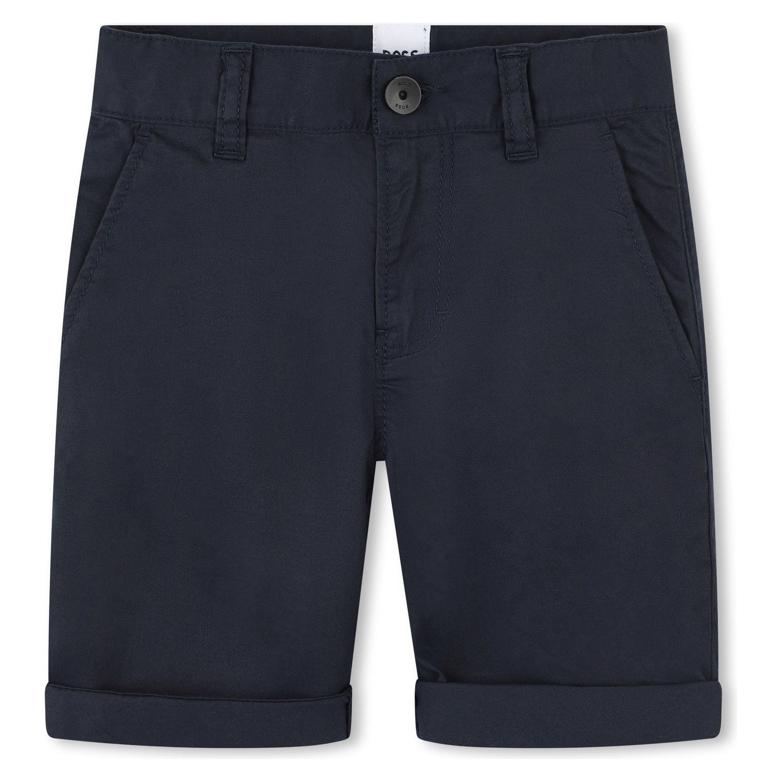 Bermuda Shorts With Pockets - Navy