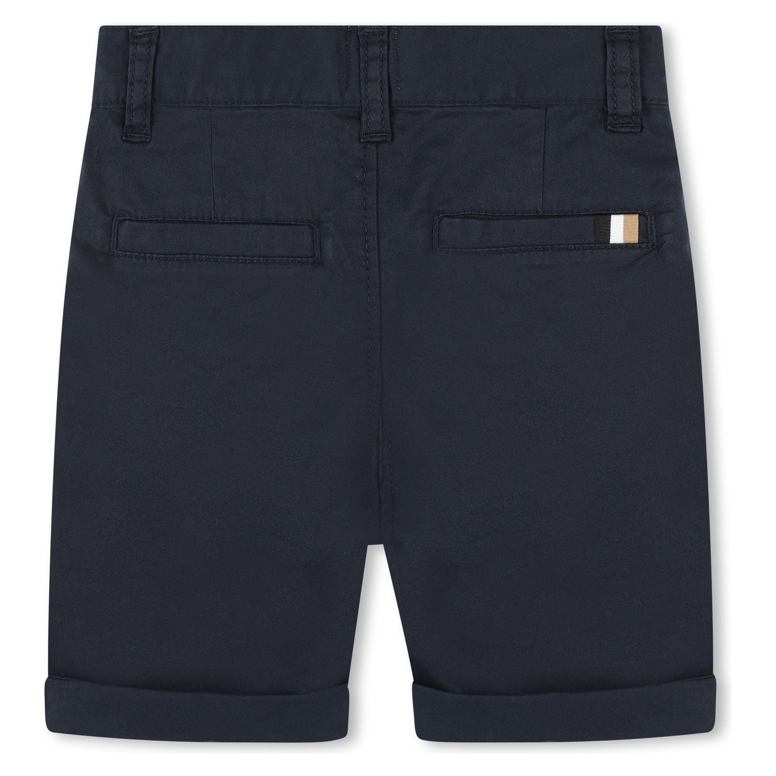 Bermuda Shorts With Pockets - Navy