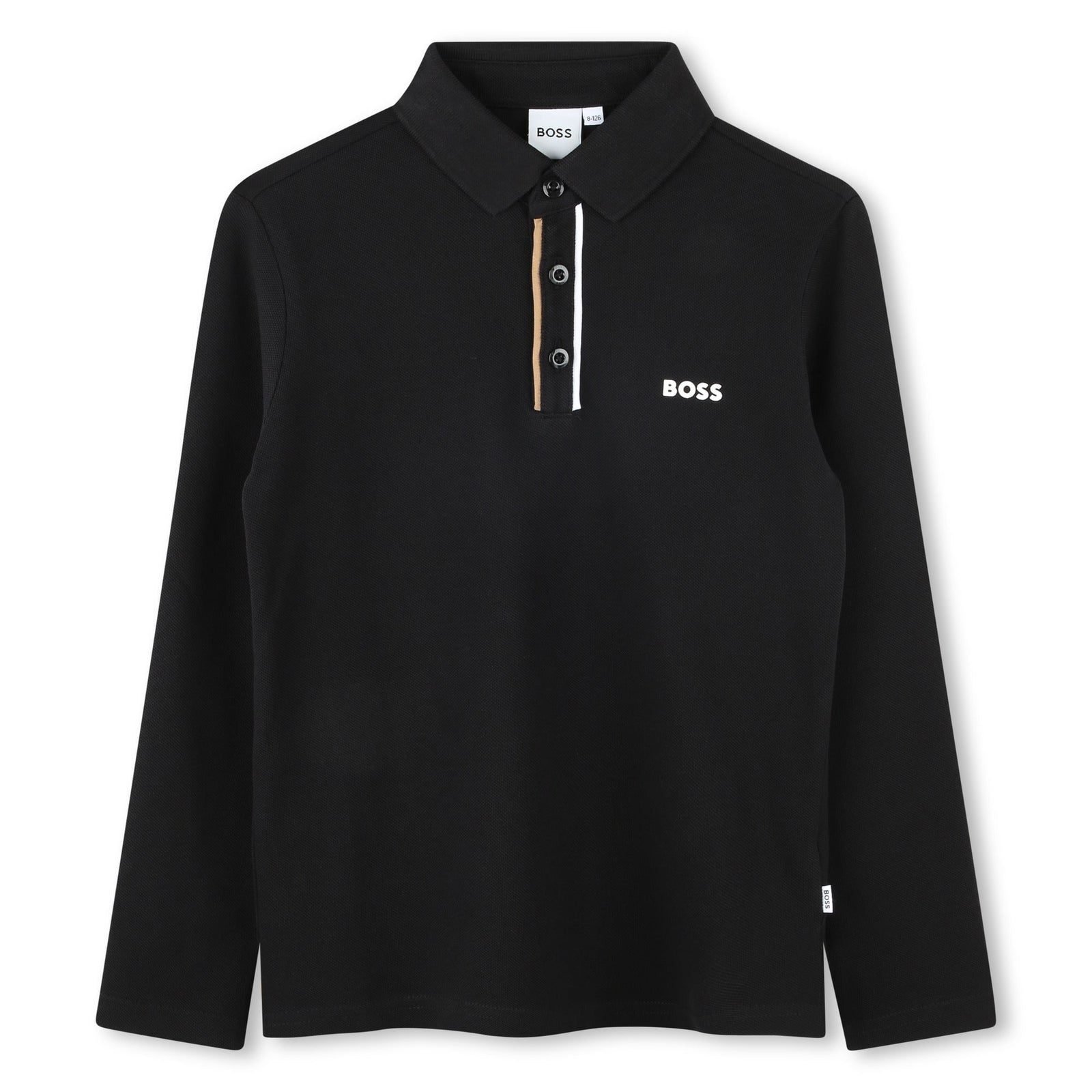 Long Sleeve Polo - Black