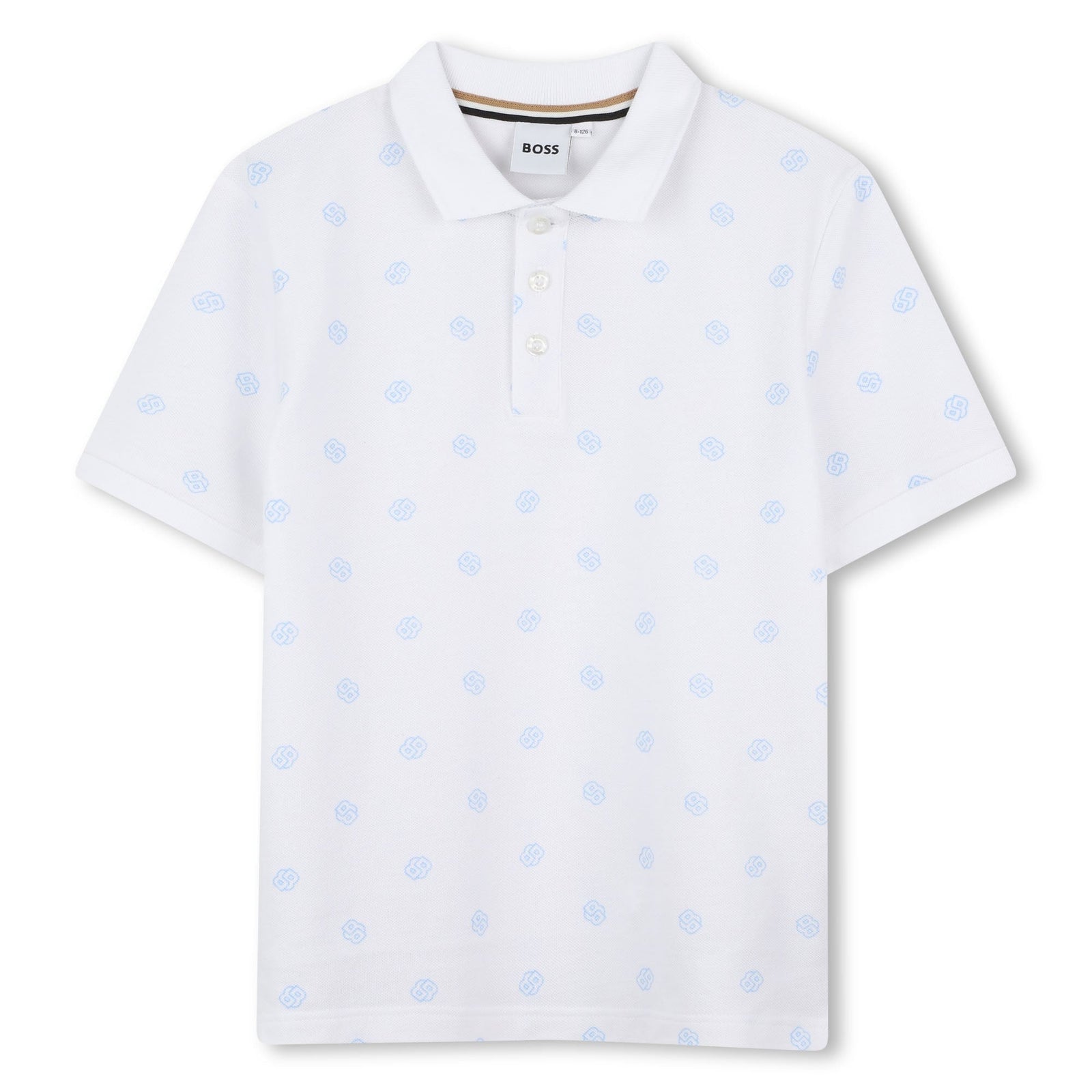 BOSS Short Sleeve Polo - White