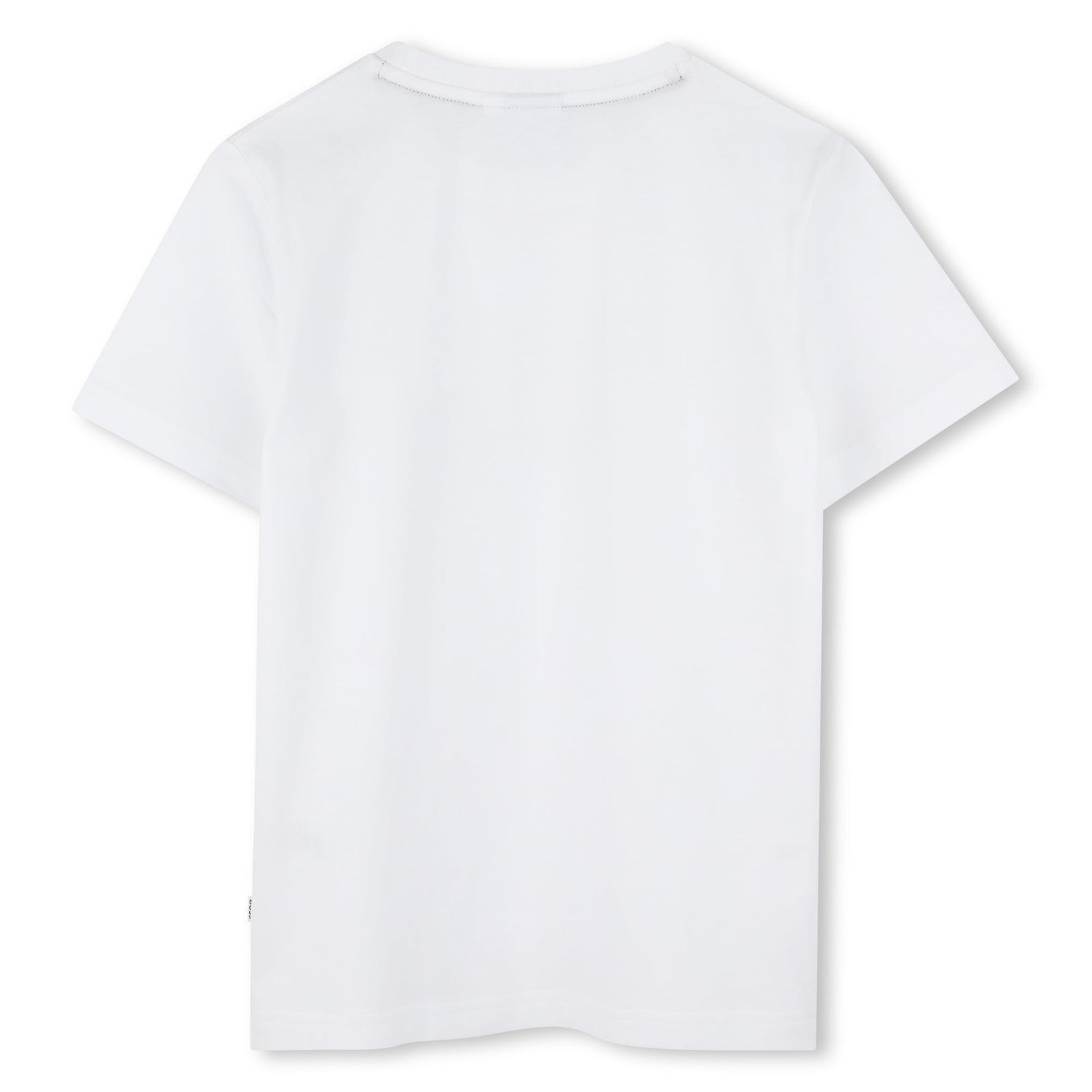 Stripe Print Tee-Shirt - White