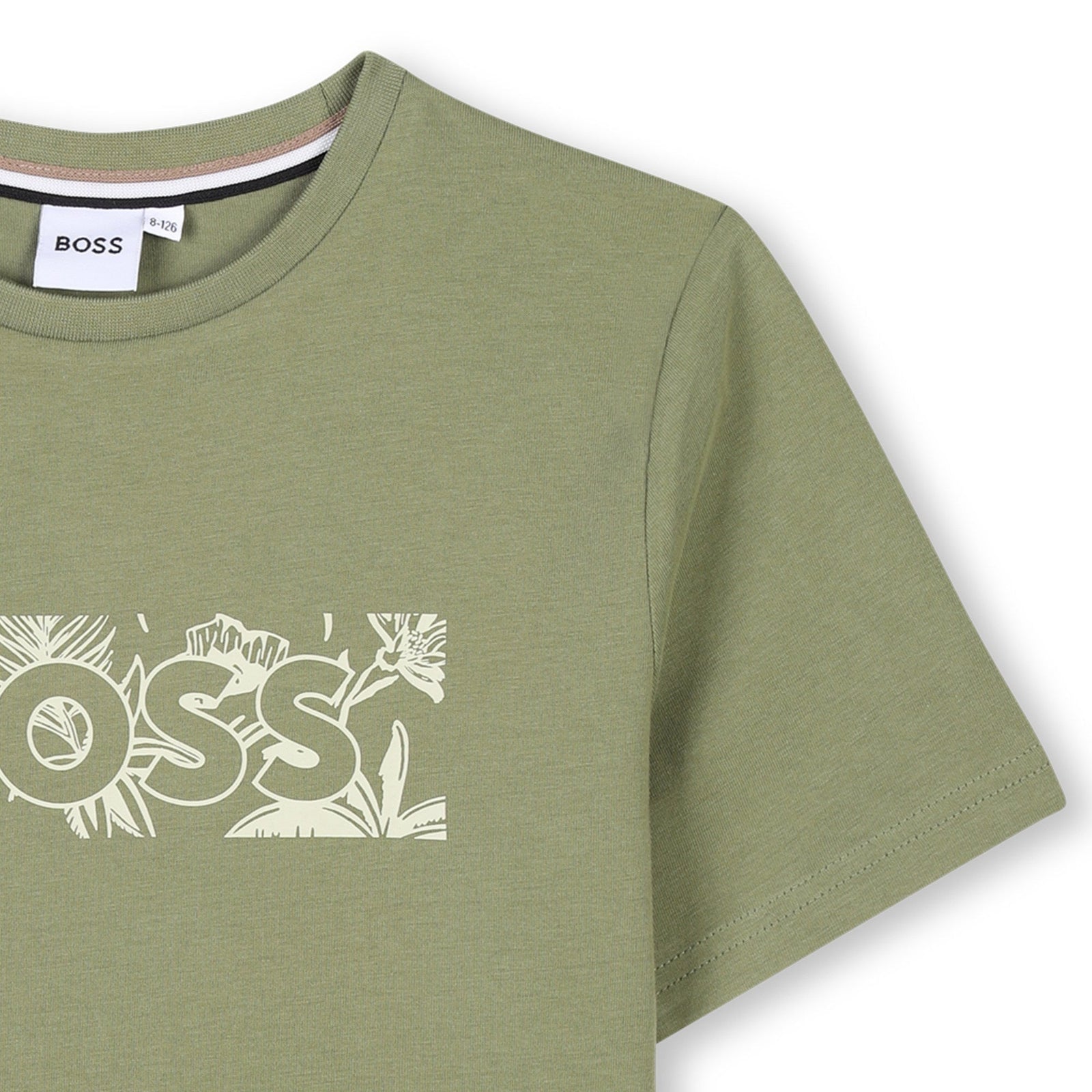 Logo Print Tee-Shirt - Dark Green