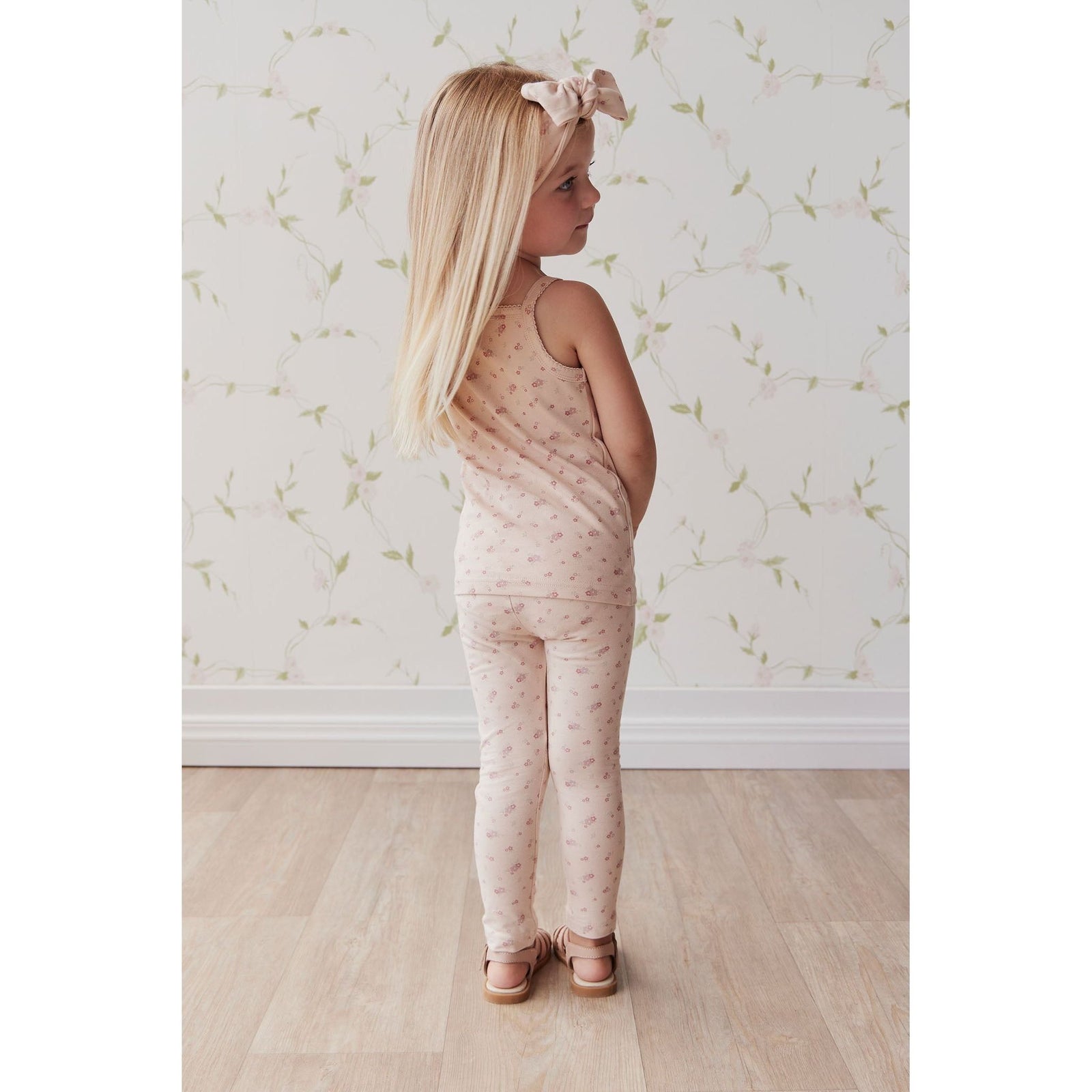 Organic Cotton Everyday Legging - Cindy Whisper Pink