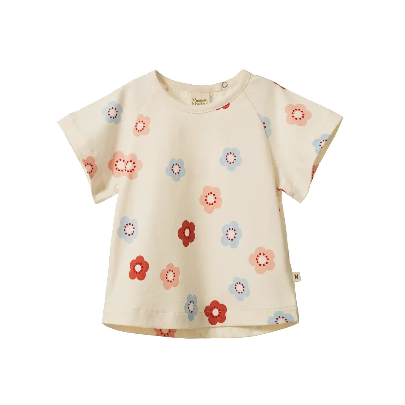 Juniper Tee - Flora Stamp Print
