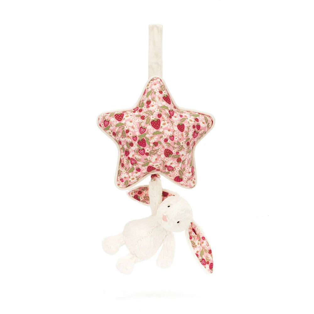 Blossom Cream Bunny Berry Musical Pull