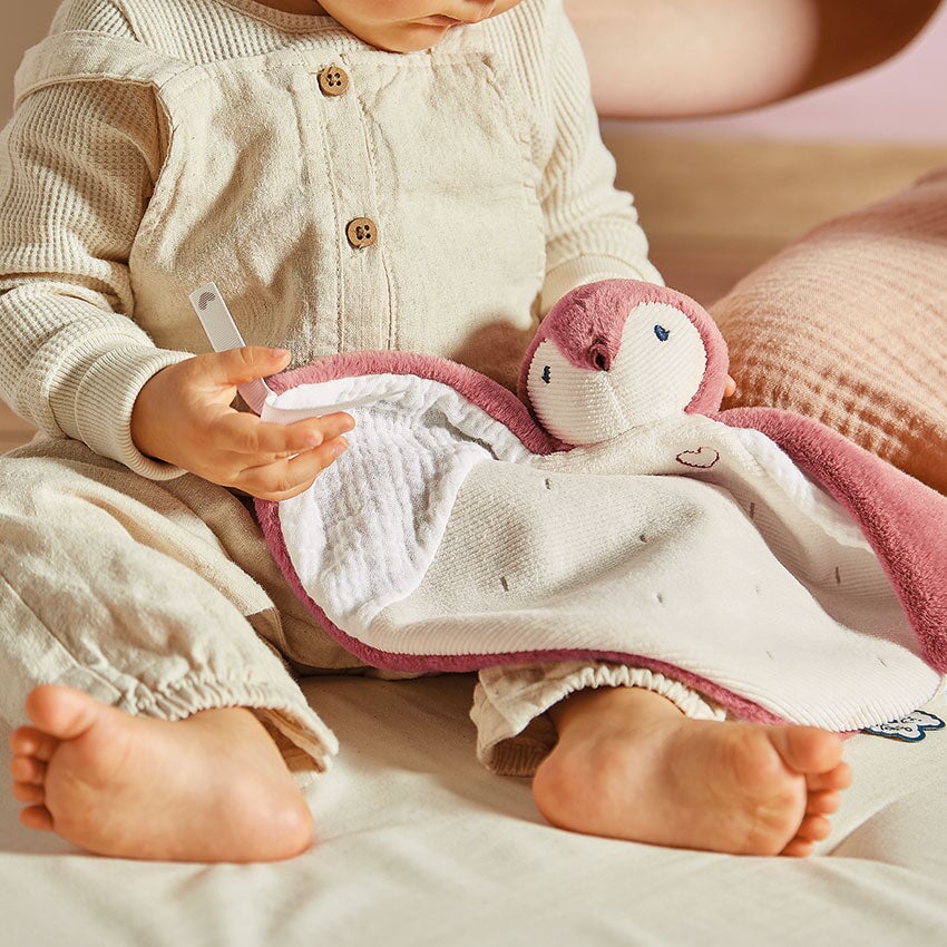 Comfort Doudou Penguin Pink