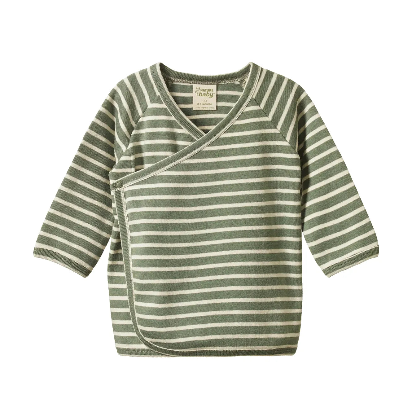 Kimono Jacket - Nettle Pinstripe
