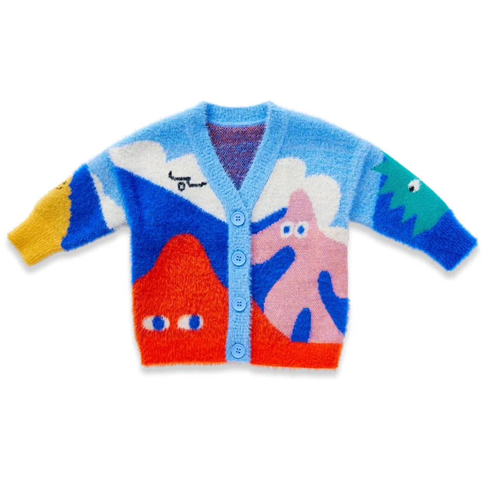 Mount Wiggly Knit Cardigan