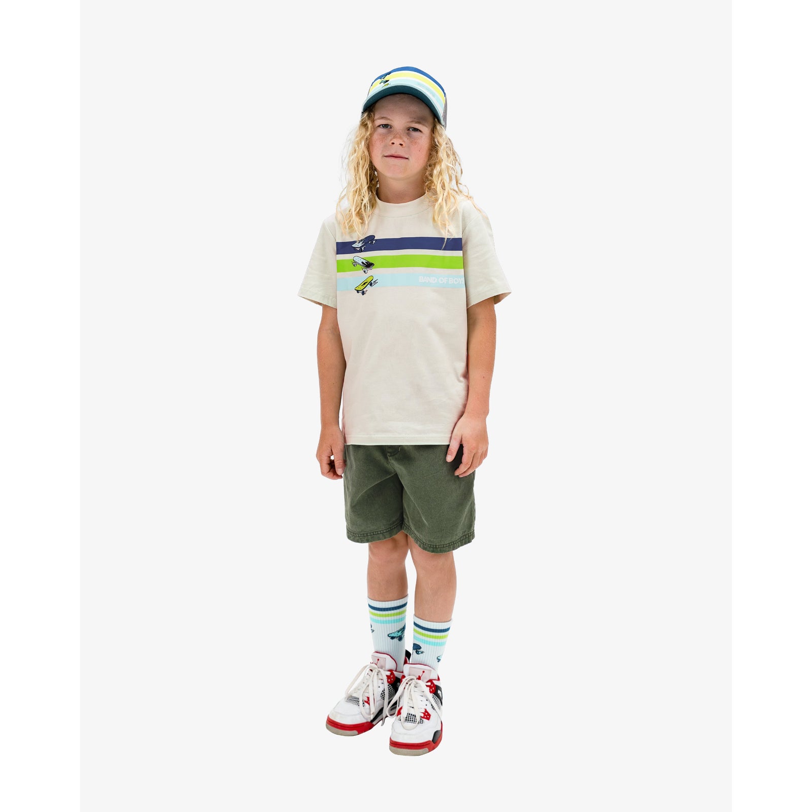 Khaki Woven Shorts