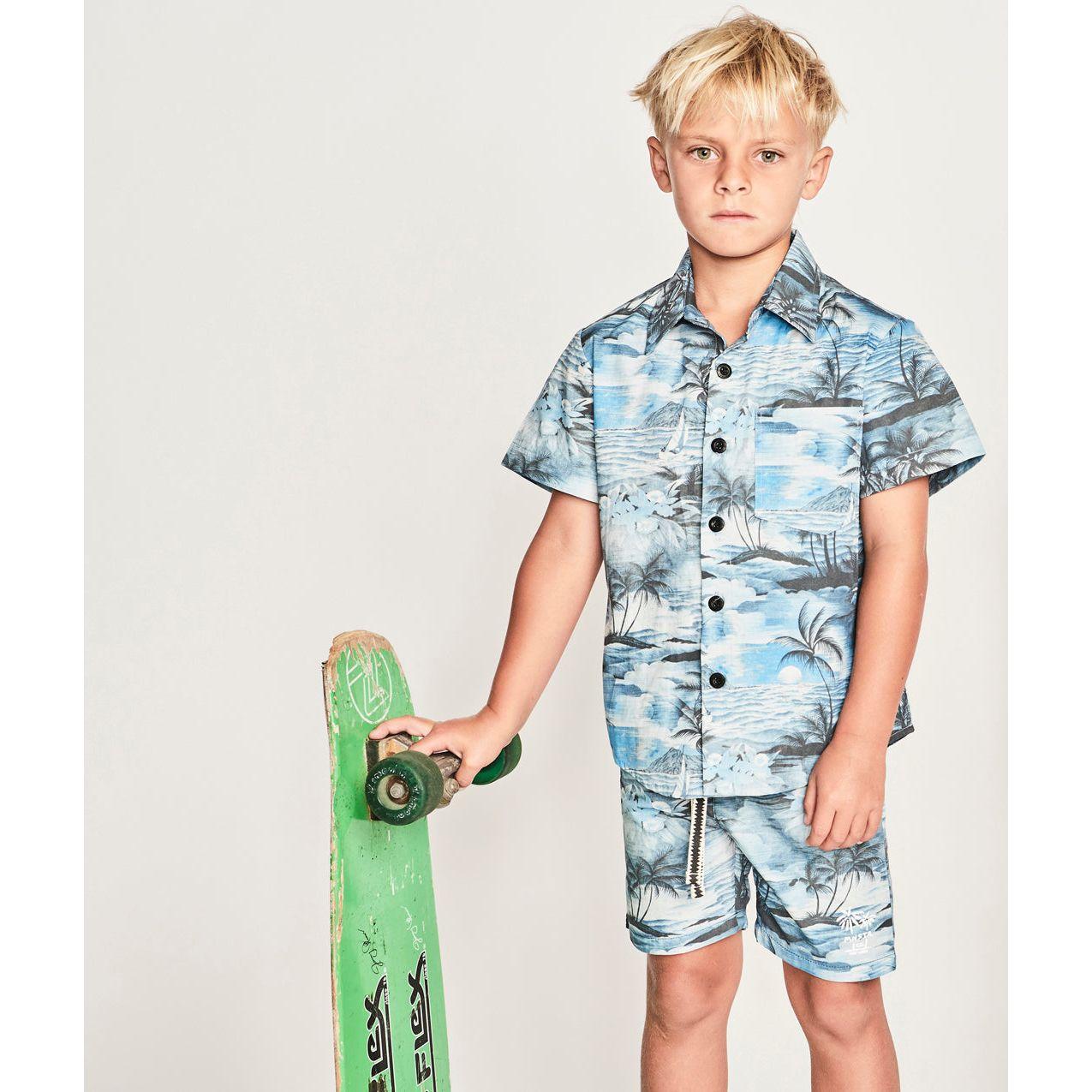 Riders Shirt - Mid Blue