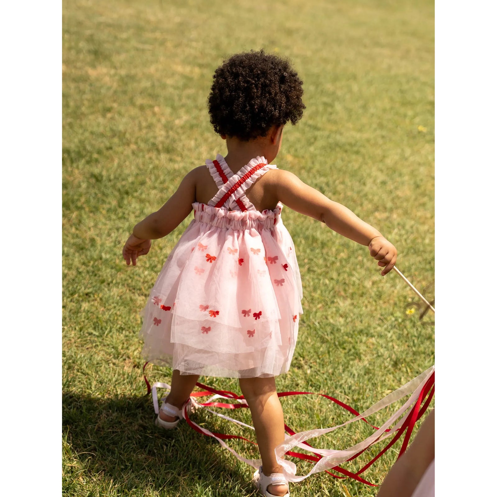 Babydoll Tulle Bow Dress