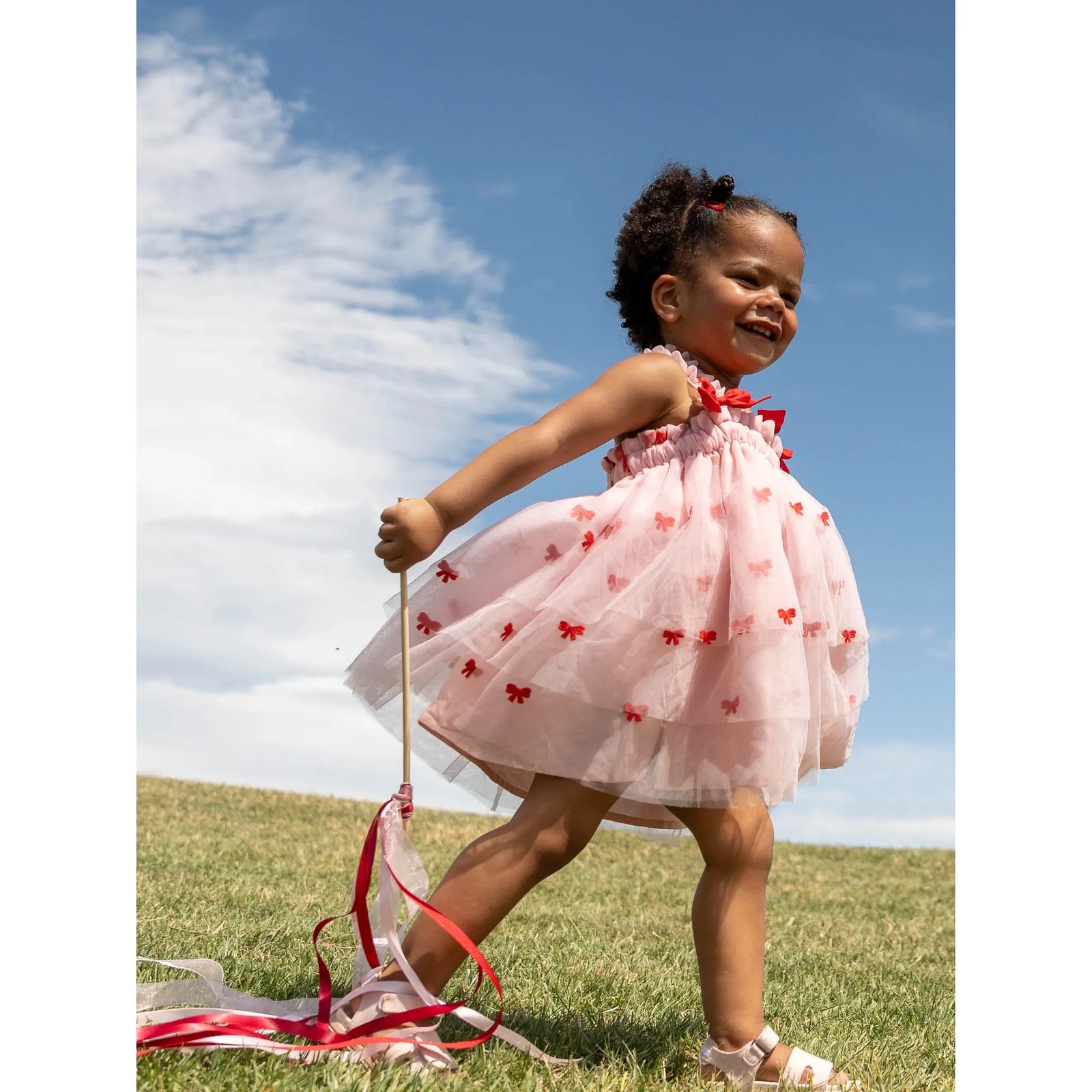 Babydoll Tulle Bow Dress
