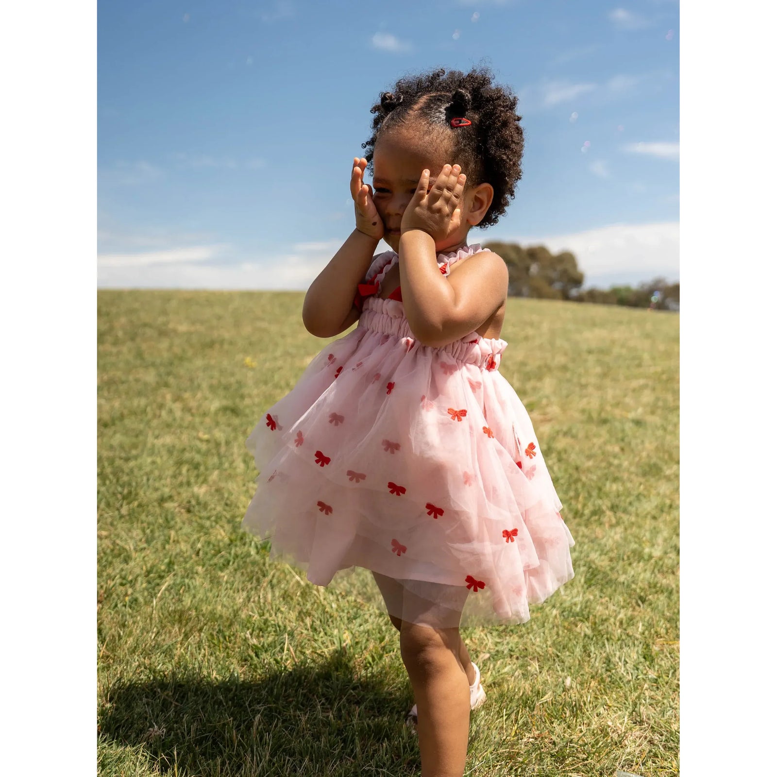 Babydoll Tulle Bow Dress