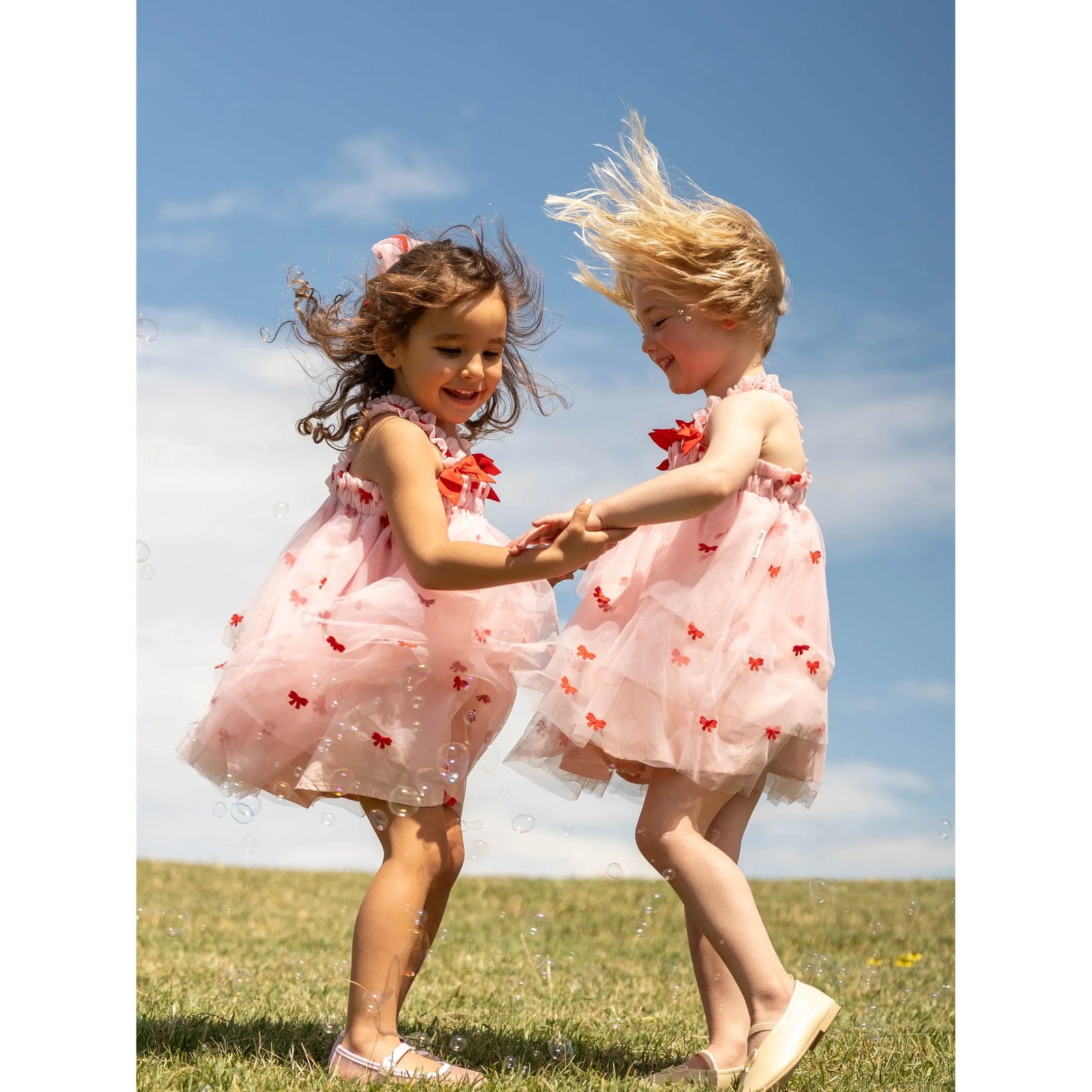 Babydoll Tulle Bow Dress