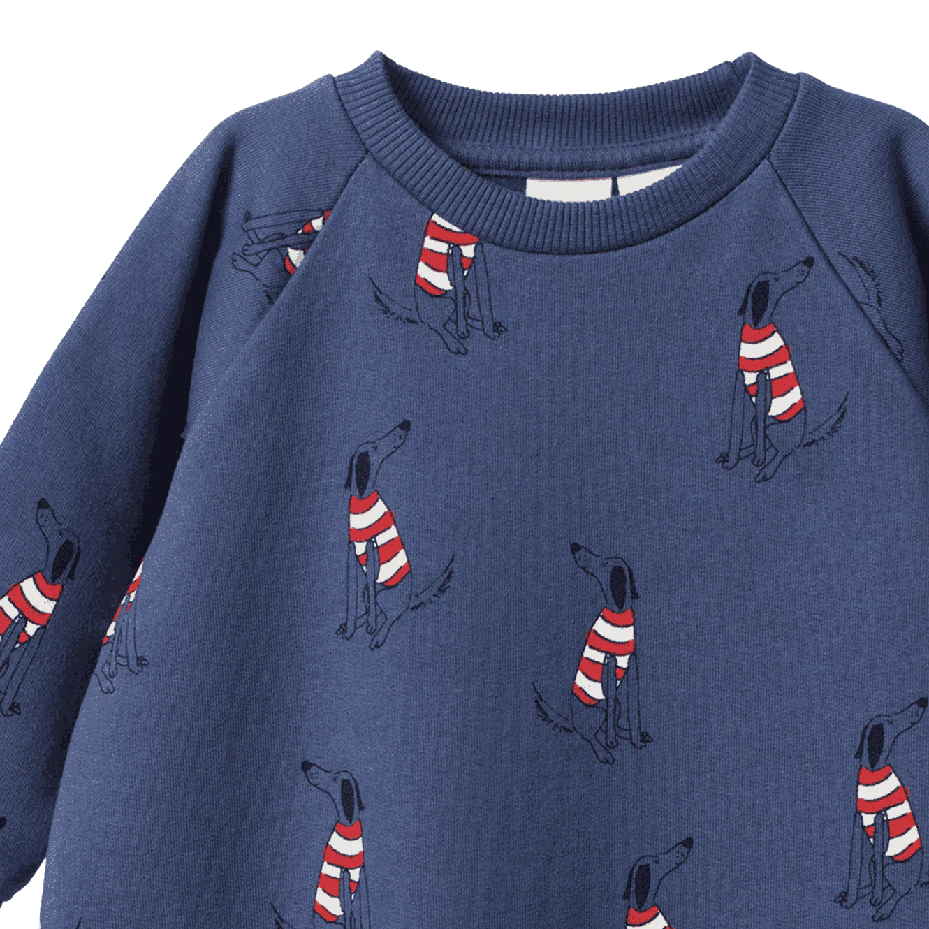 Long Sleeve Juno Romper - Best Friend Indigo Print