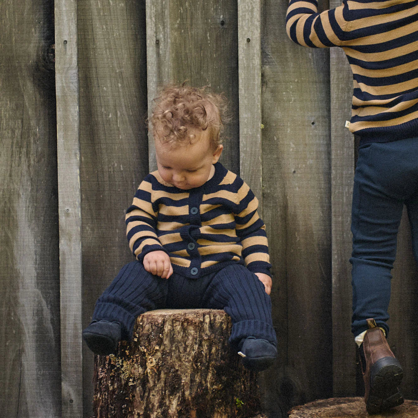 Lou Pants Cotton Knit - Navy