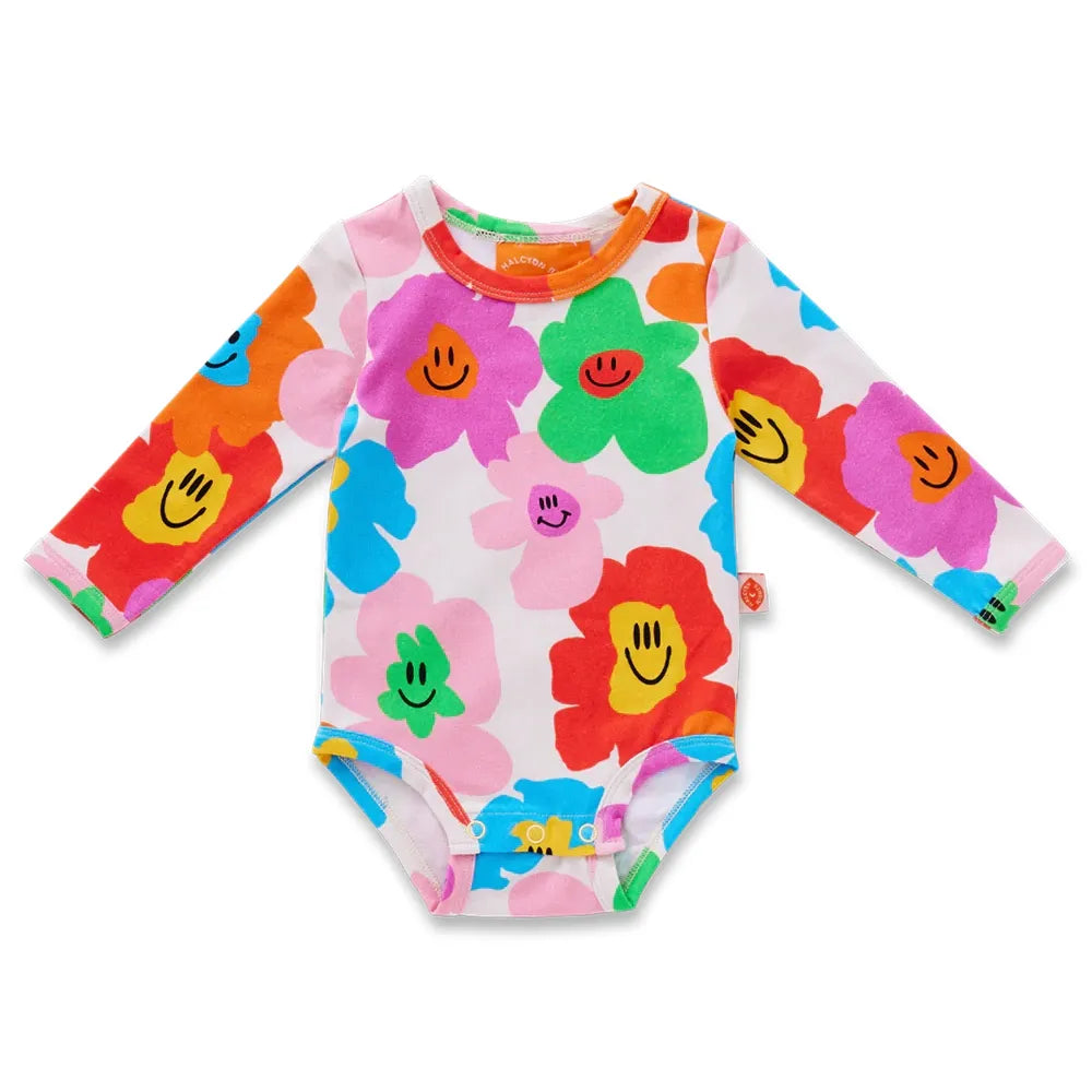 Hej Blomma! Long Sleeve Bodysuit