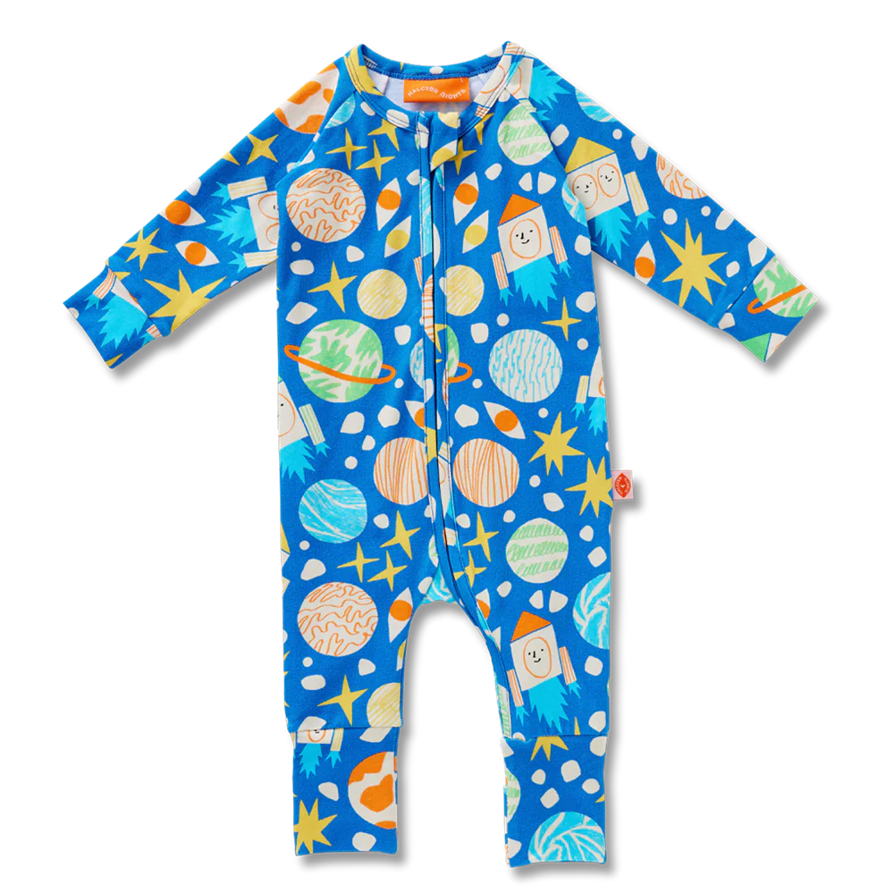 See You In Space Long Sleeve Romper