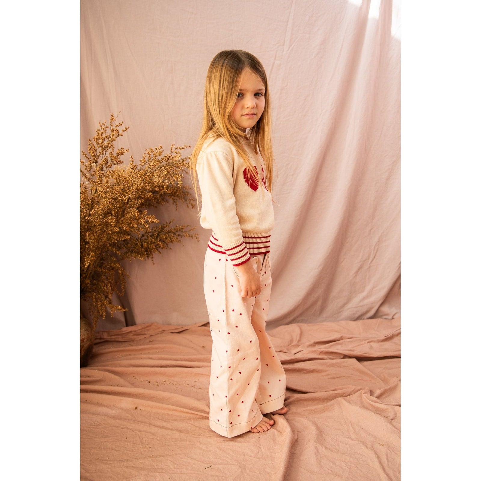 Little Ladybug Jumper-Piggy Pink