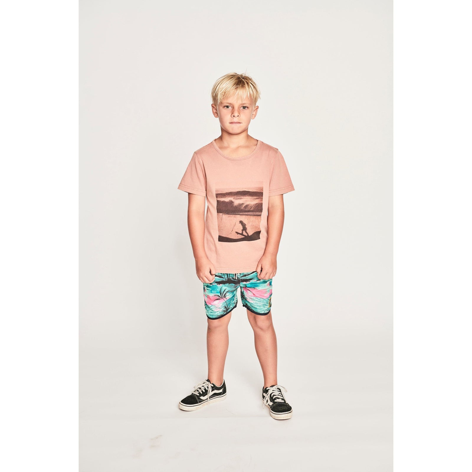 Dropin Ss Tee - Mineral Fawn