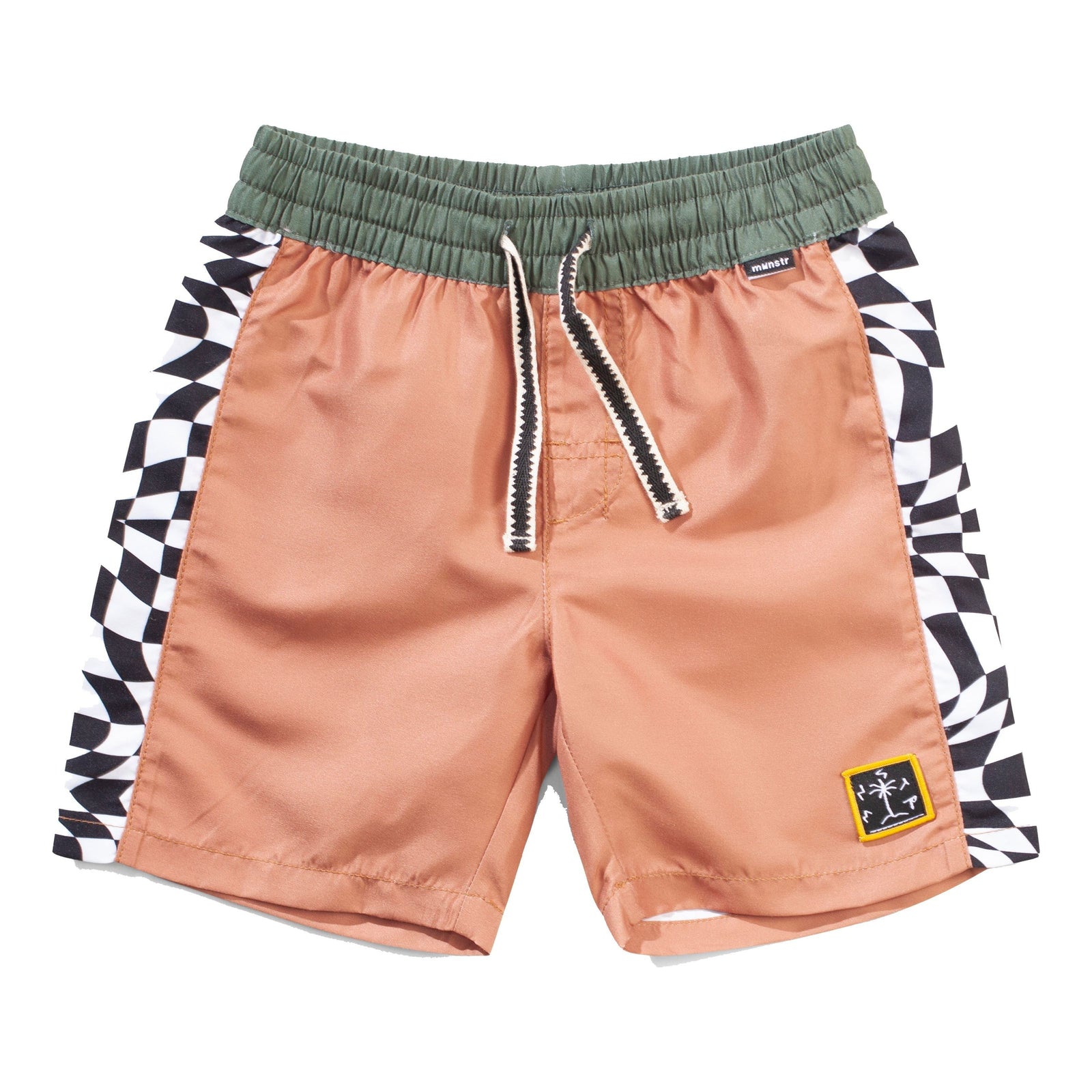 Checkdown Bshort - Lt Mustard