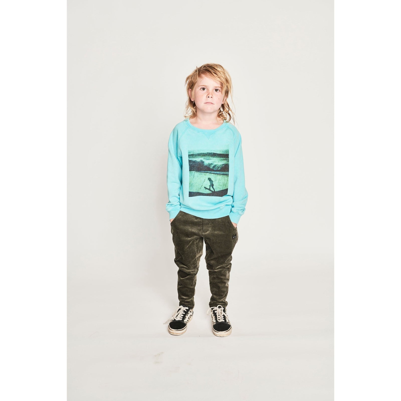 Concrete Waves Crew - Mineral Aqua Blue