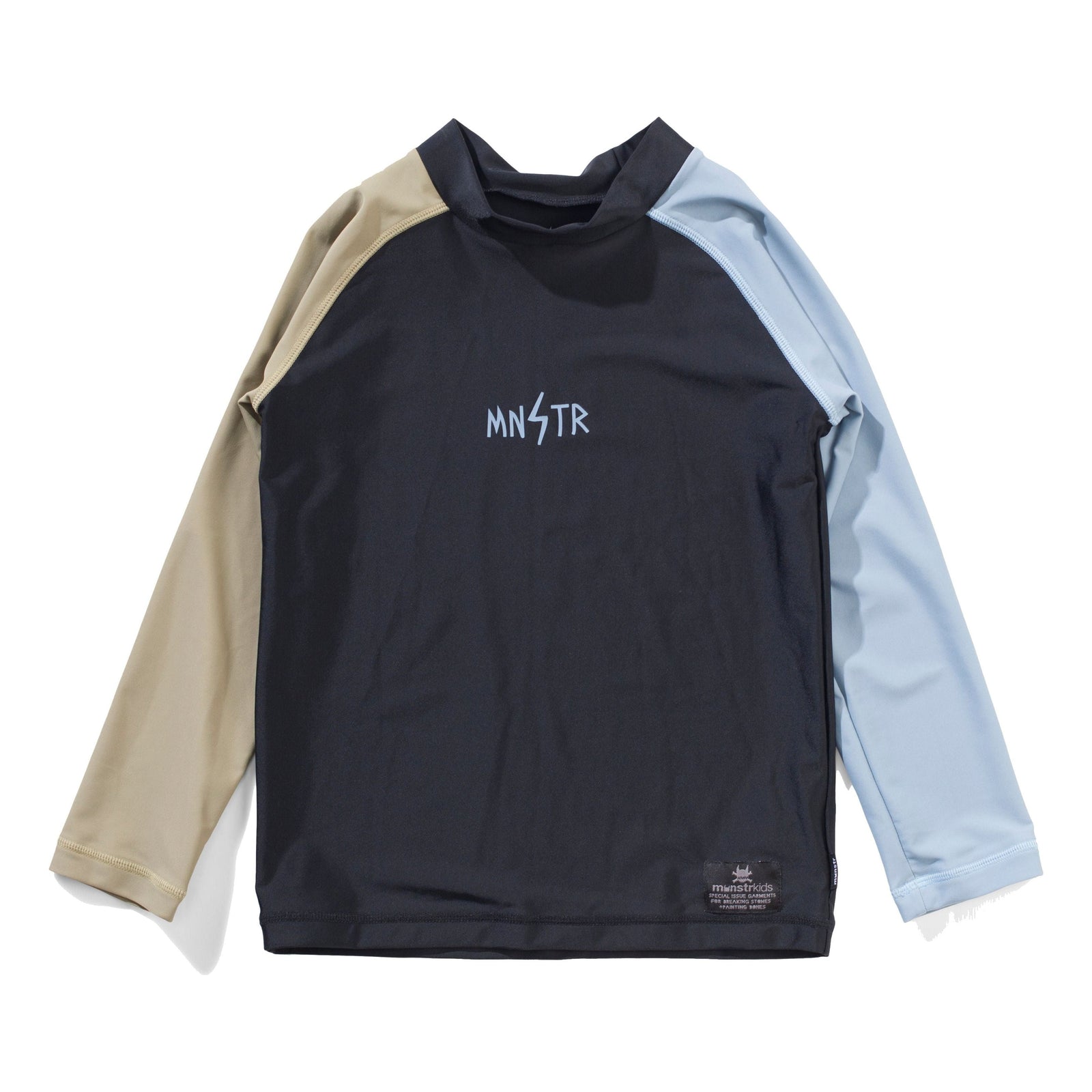 Logo Ls Rash - Black/Blue/Olive