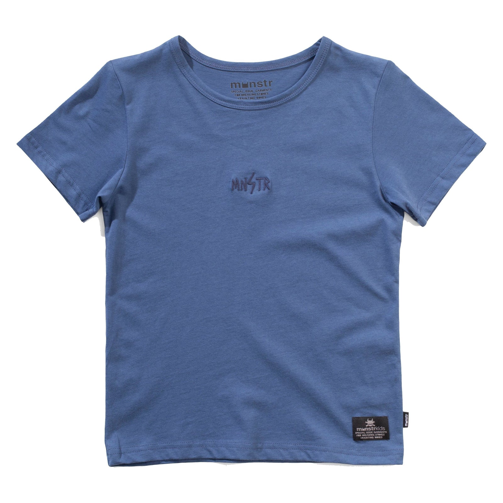 Bolted Ss Tee - Dk Denim