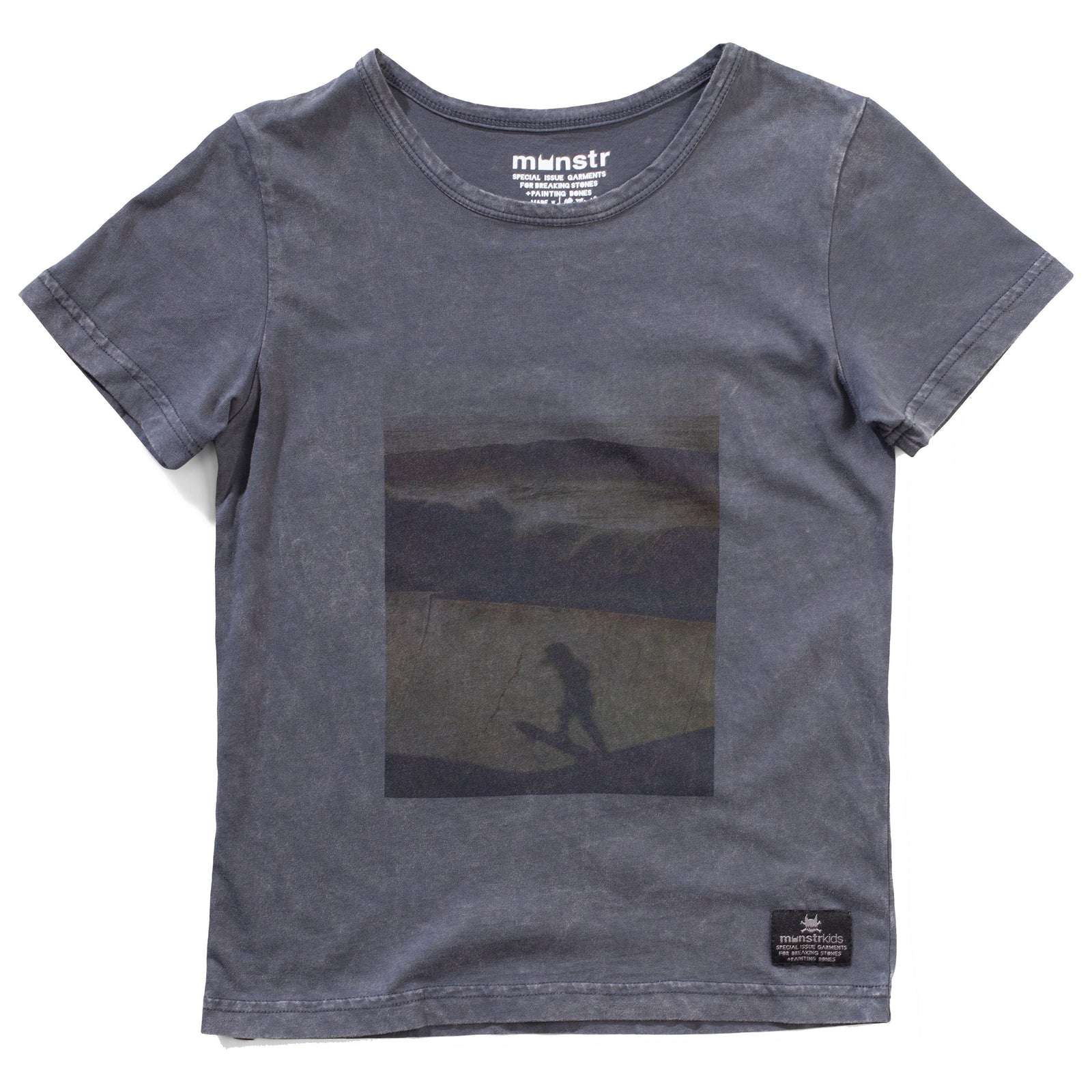 Dropin Ss Tee - Mineral Blk