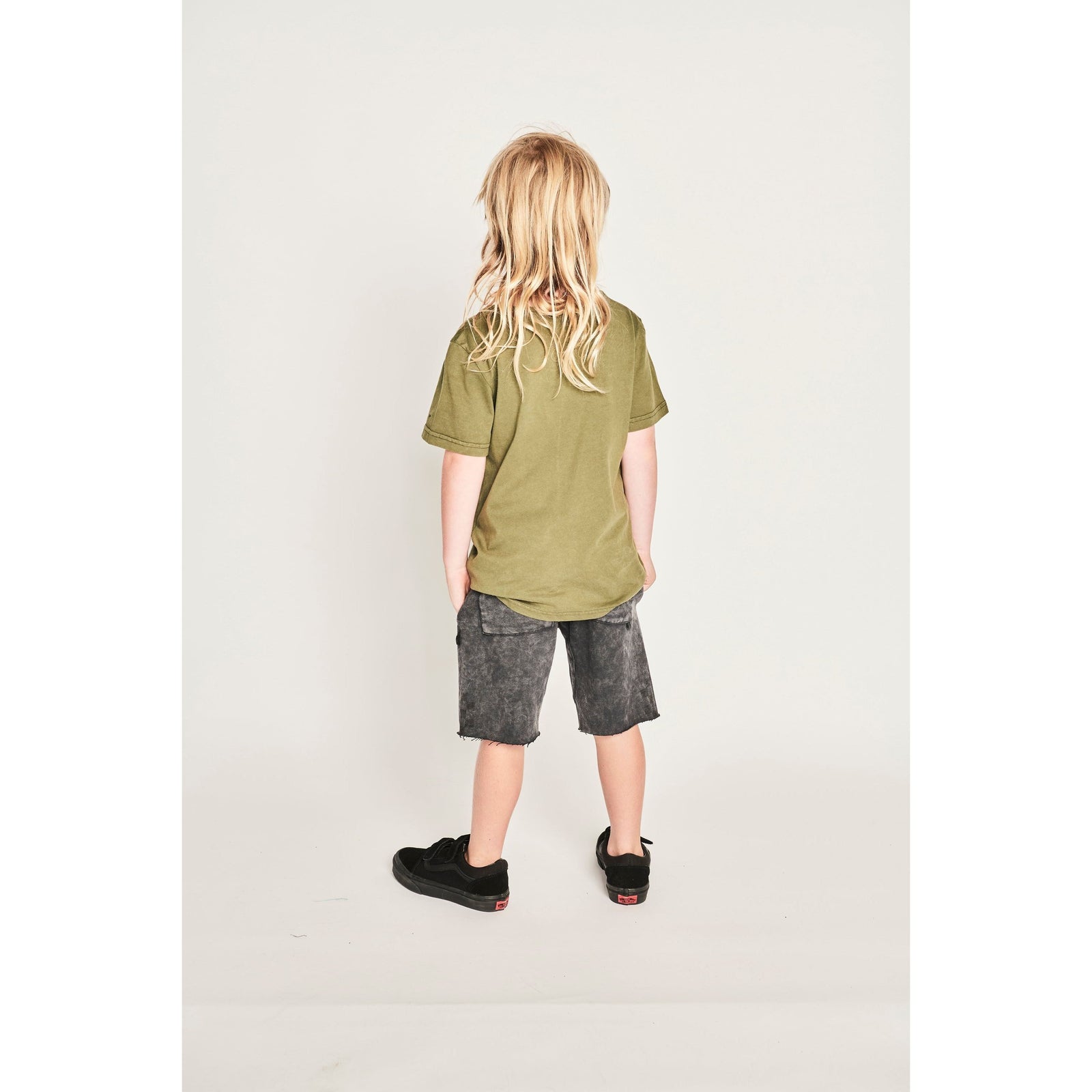 Pkt Check Ss Tee - Mineral Olivine