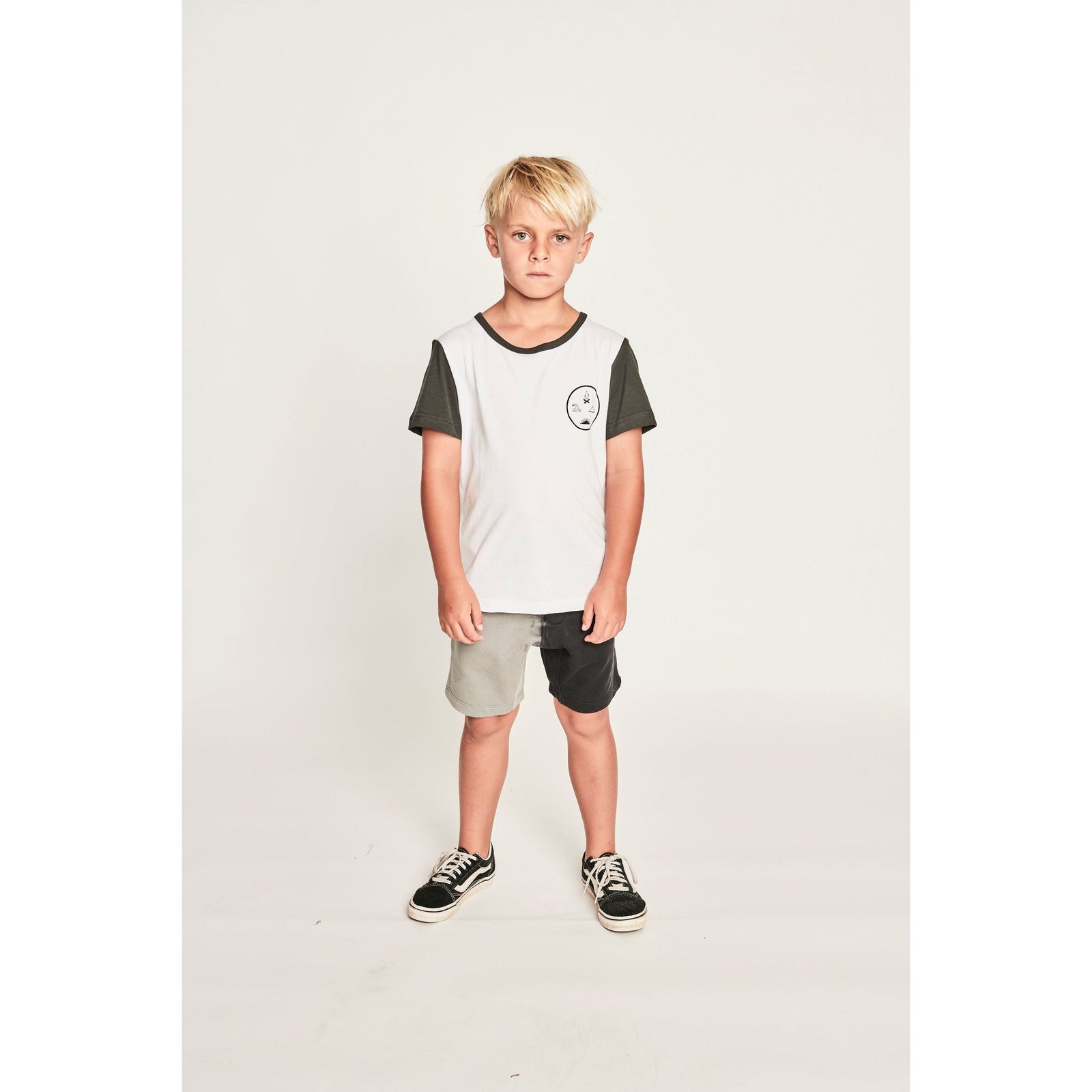 Sidewinder Ss Tee - White/Blk