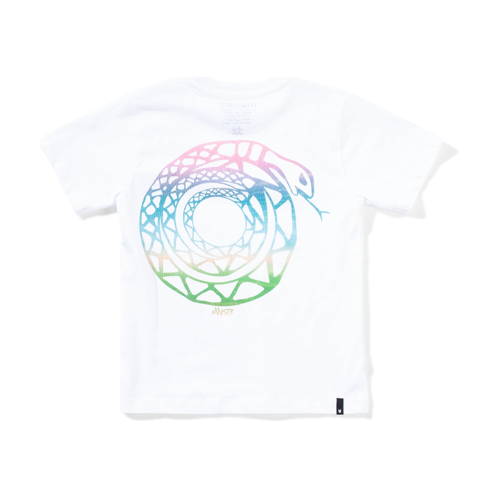 Ladder Ss Tee - White