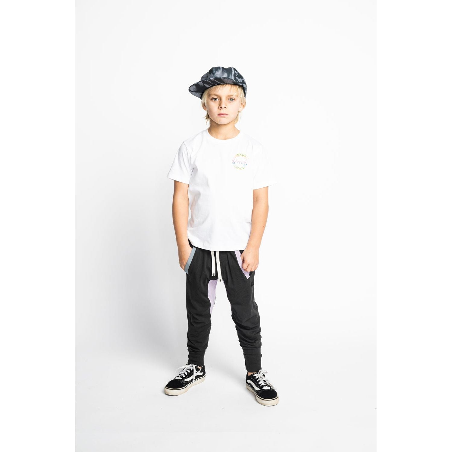 Ladder Ss Tee - White