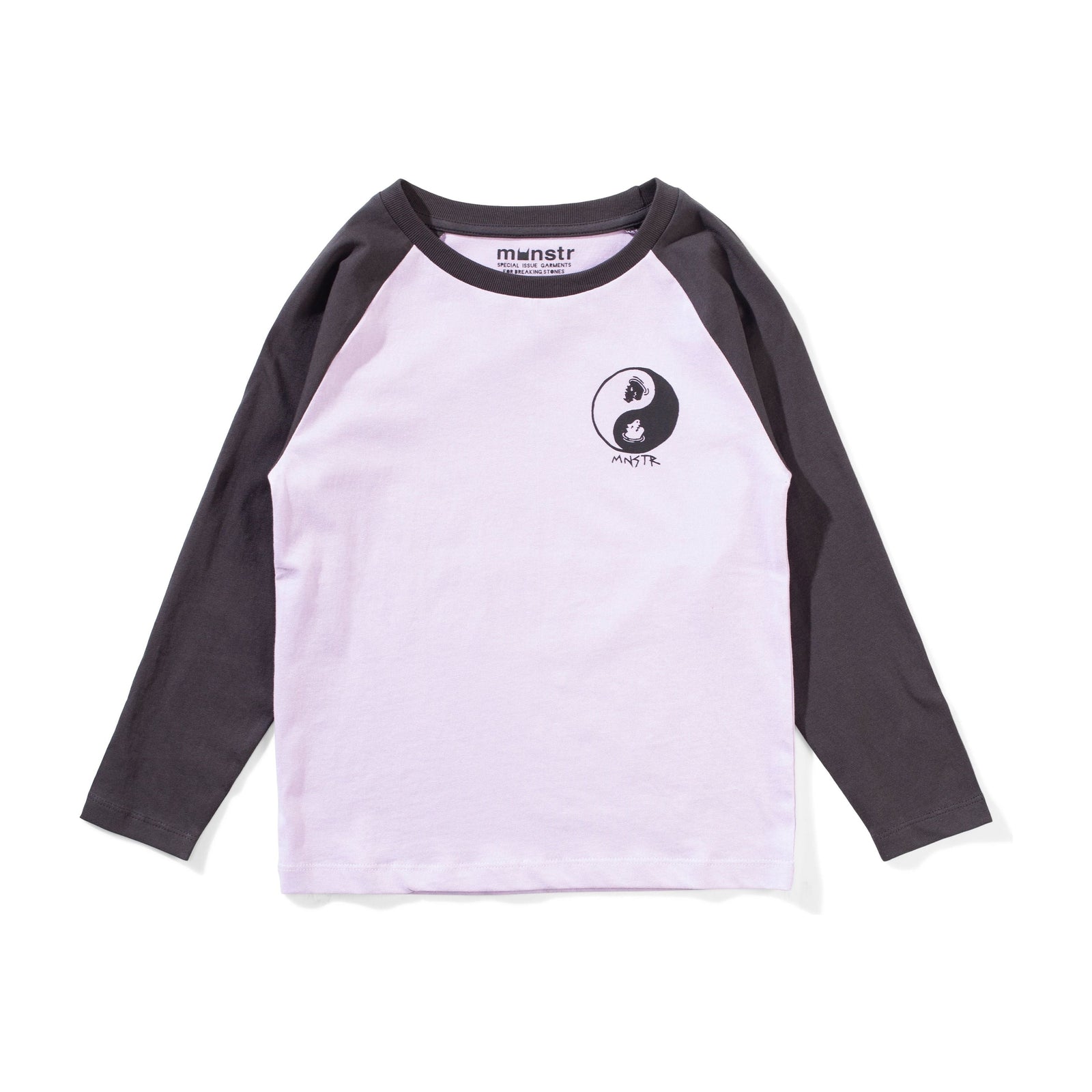 Deepshallow Ls Tee - Lilac/Black