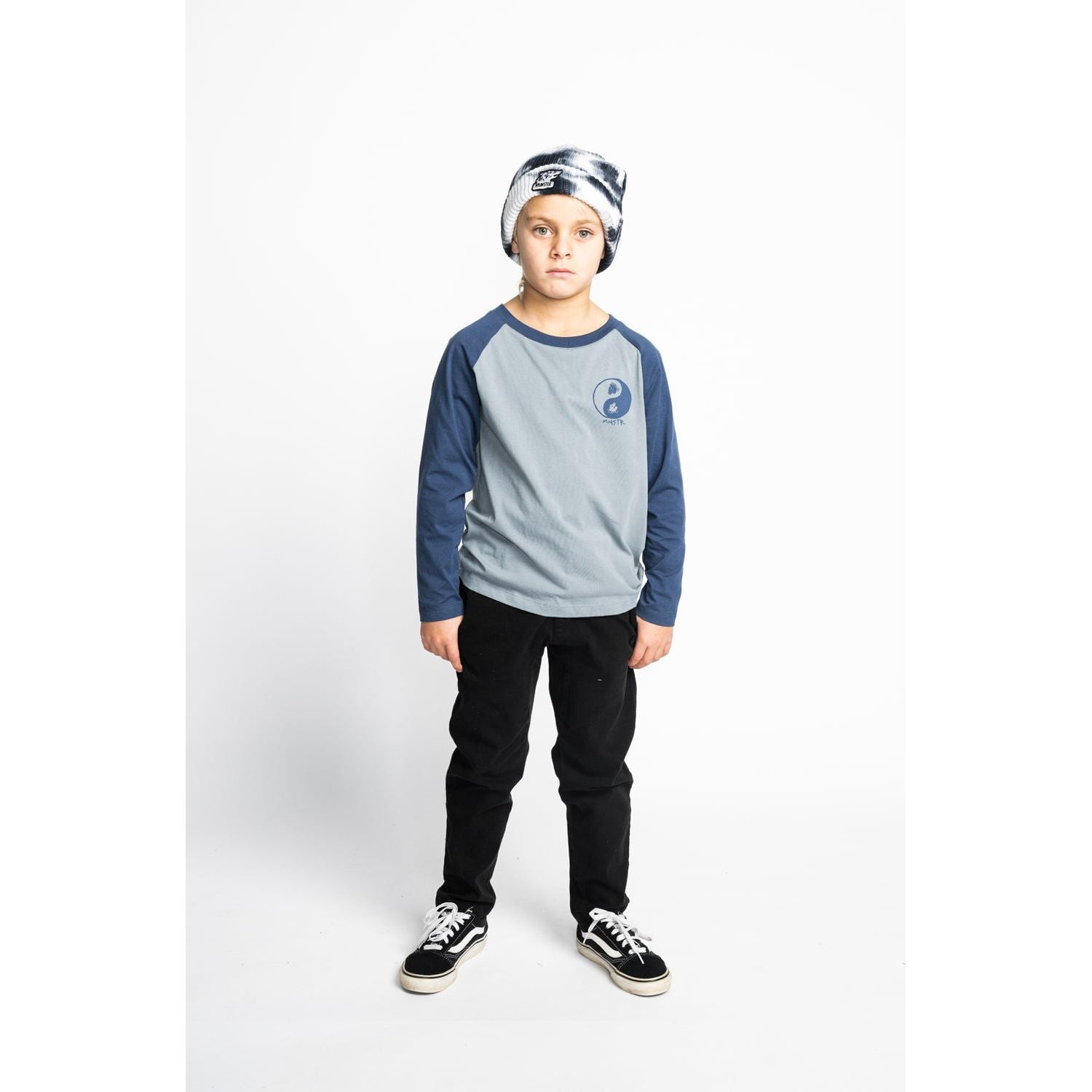 Deepshallow Ls Tee - Mid Blue