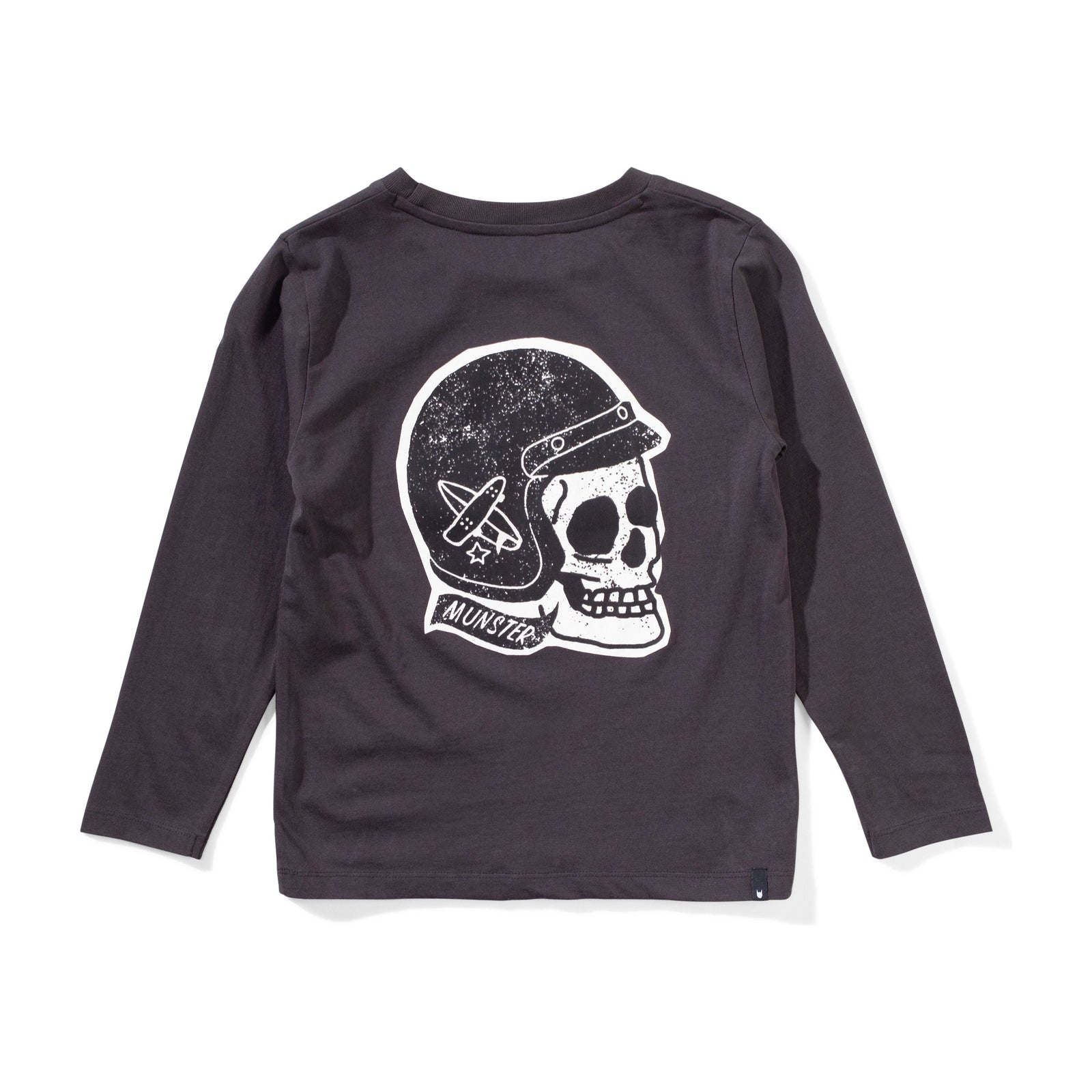 Grinner Ls Tee - Soft Black