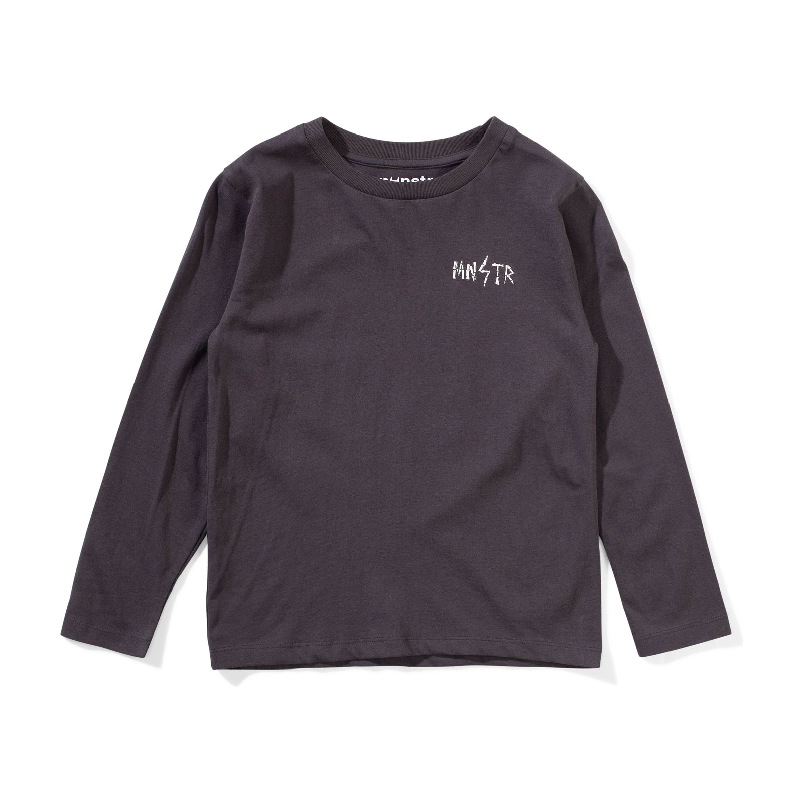 Grinner Ls Tee - Soft Black